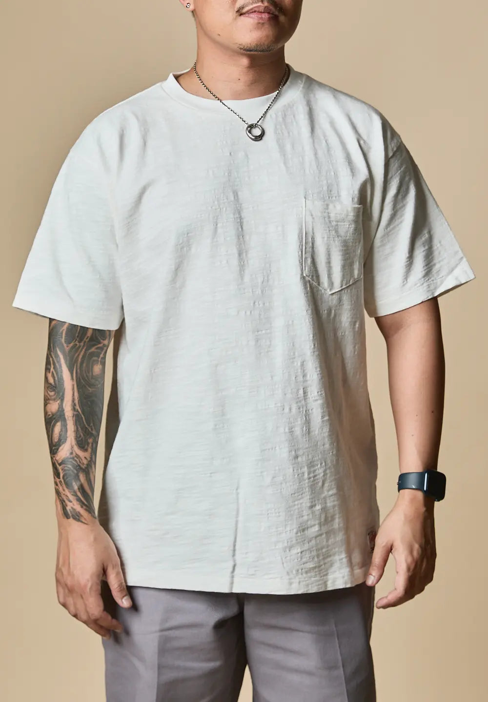 TELLURIDE SLUB POCKET T-SHIRT - WHITE