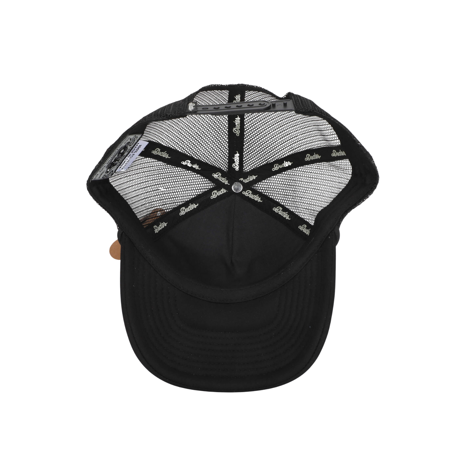 THE DUDES STONEY TRUCKER HAT - BLACK