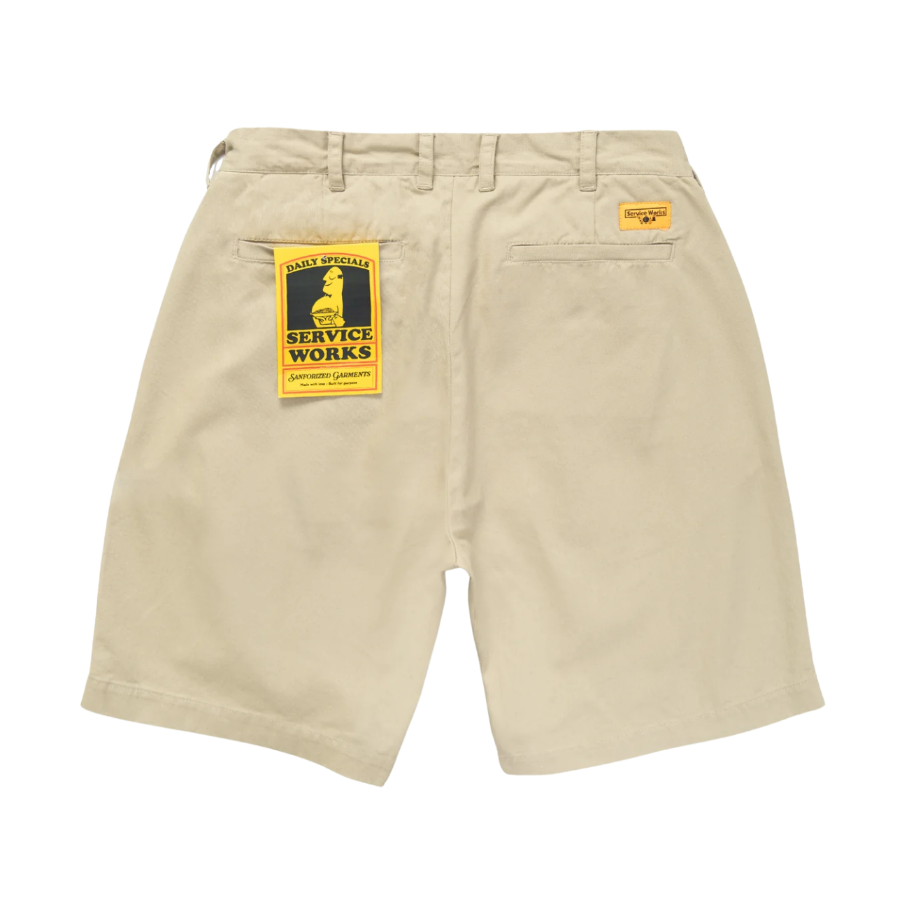 SERVICE WORKS DRILL PART TIMER SHORT - KHAKI
