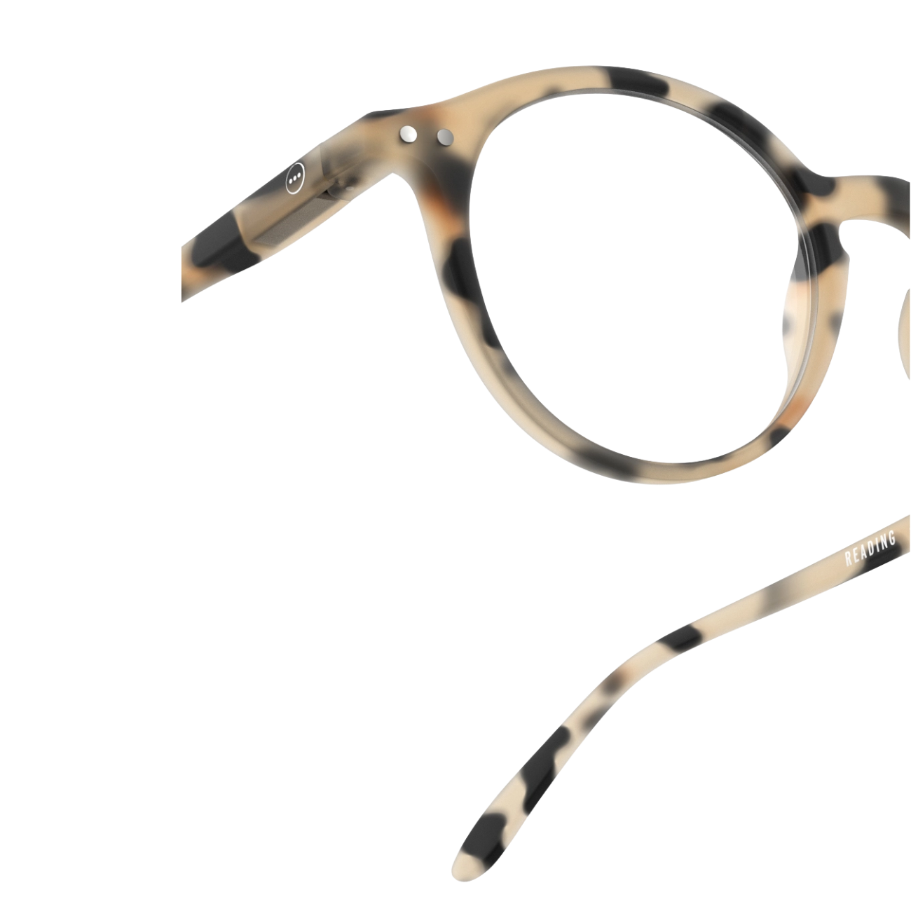 IZIPIZI READING D LIGHT TORTOISE +1 - LIGHT TORTOISE