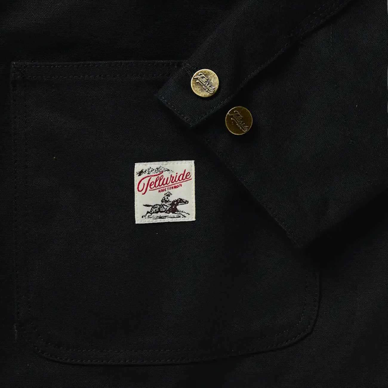 TELLURIDE WANDERER CHORE COAT - BLACK