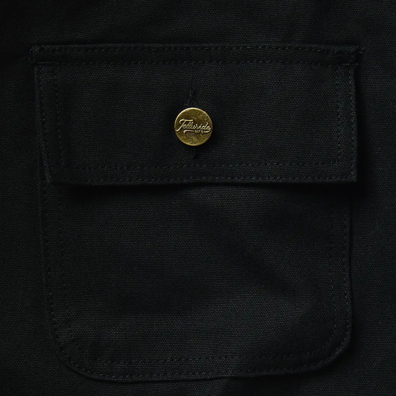 TELLURIDE WANDERER CHORE COAT - BLACK