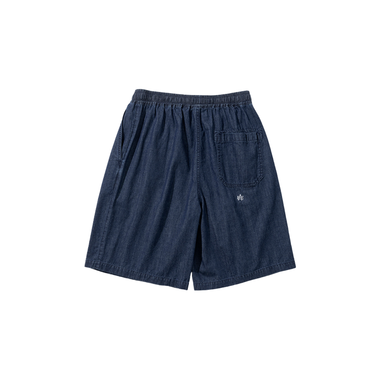 UNIFORM BRIDGE AE DENIM STRING EASY SHORT PANTS 6OZ - INDIGO WASHED