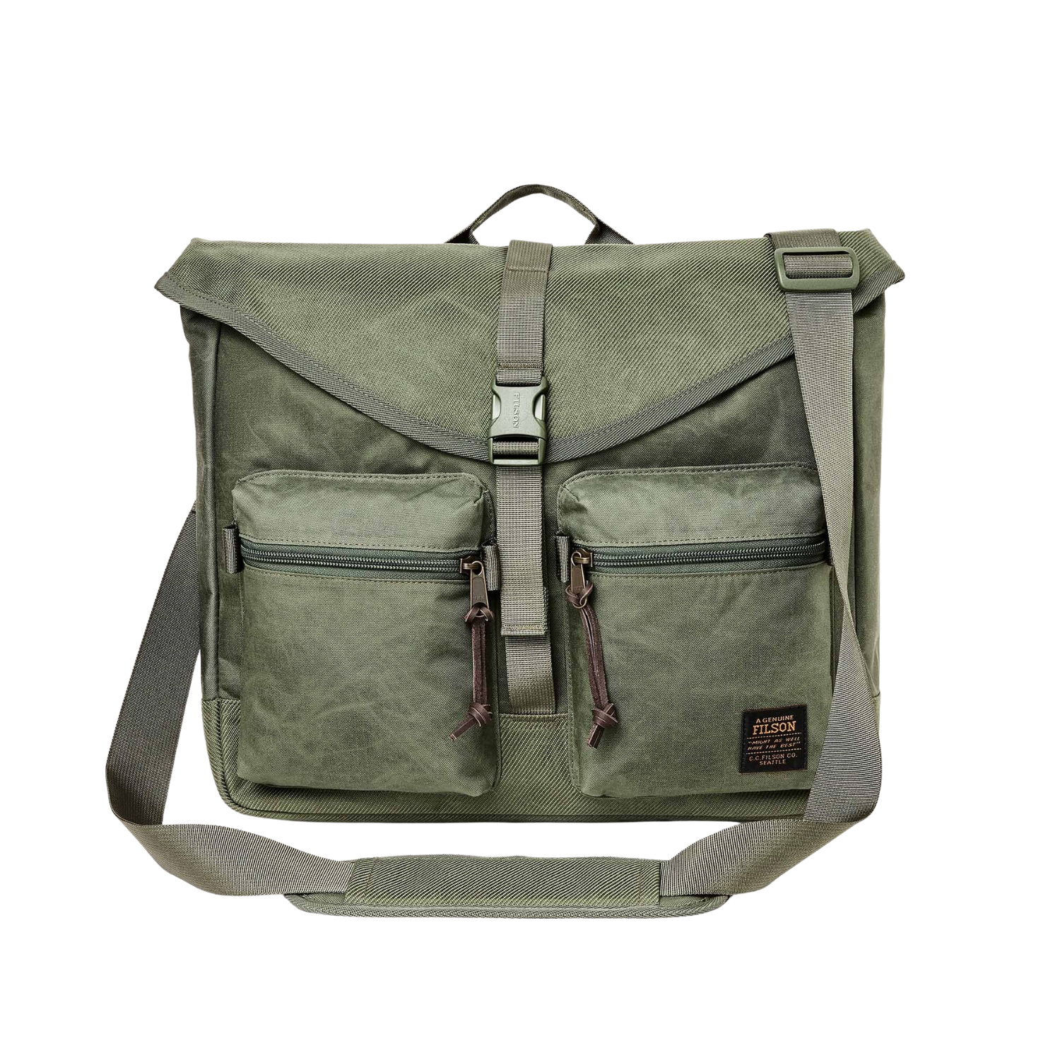 FILSON SURVEYOR MESSENGER BAG - SERVICE GREEN