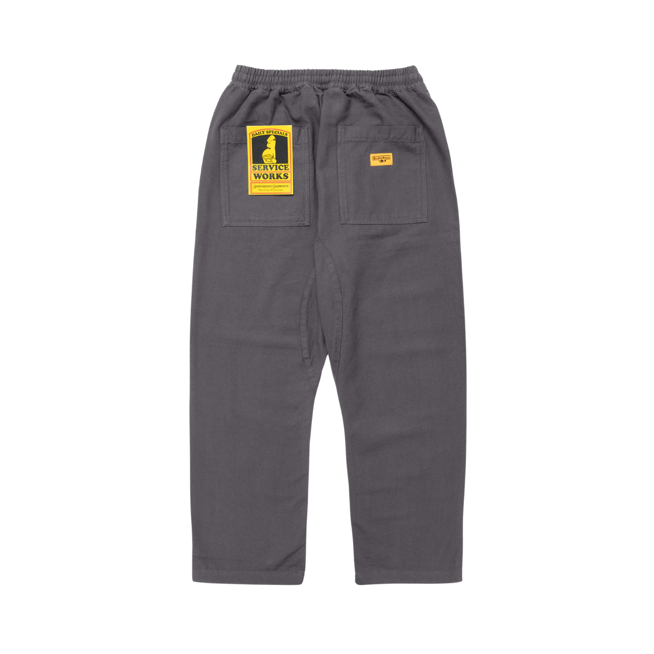 SERVICE WORKS RIPSTOP CHEF PANT  - WASHED BLACK