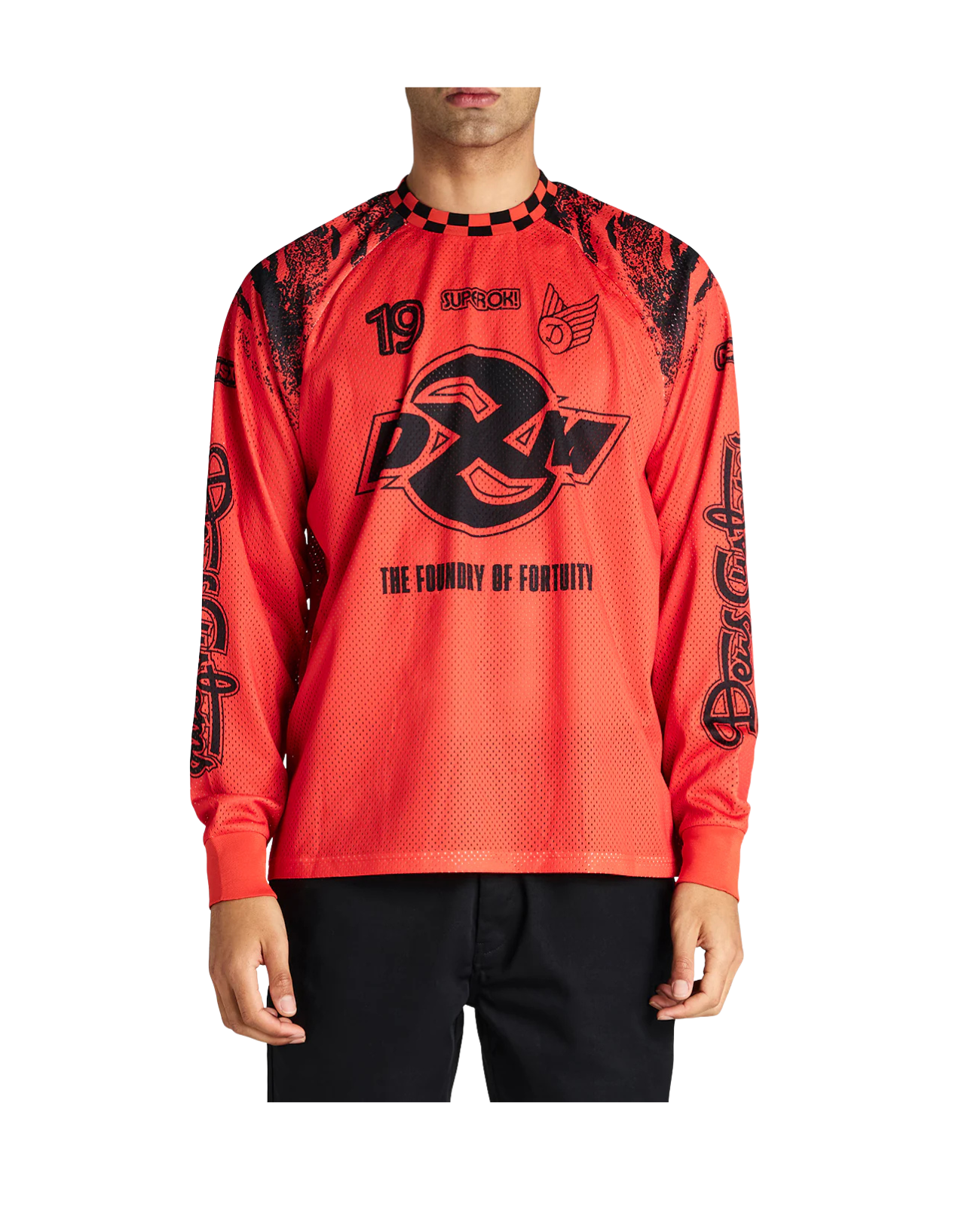 DEUS EX MACHINA CENTRE SPOT MOTO JERSEY - FIESTA