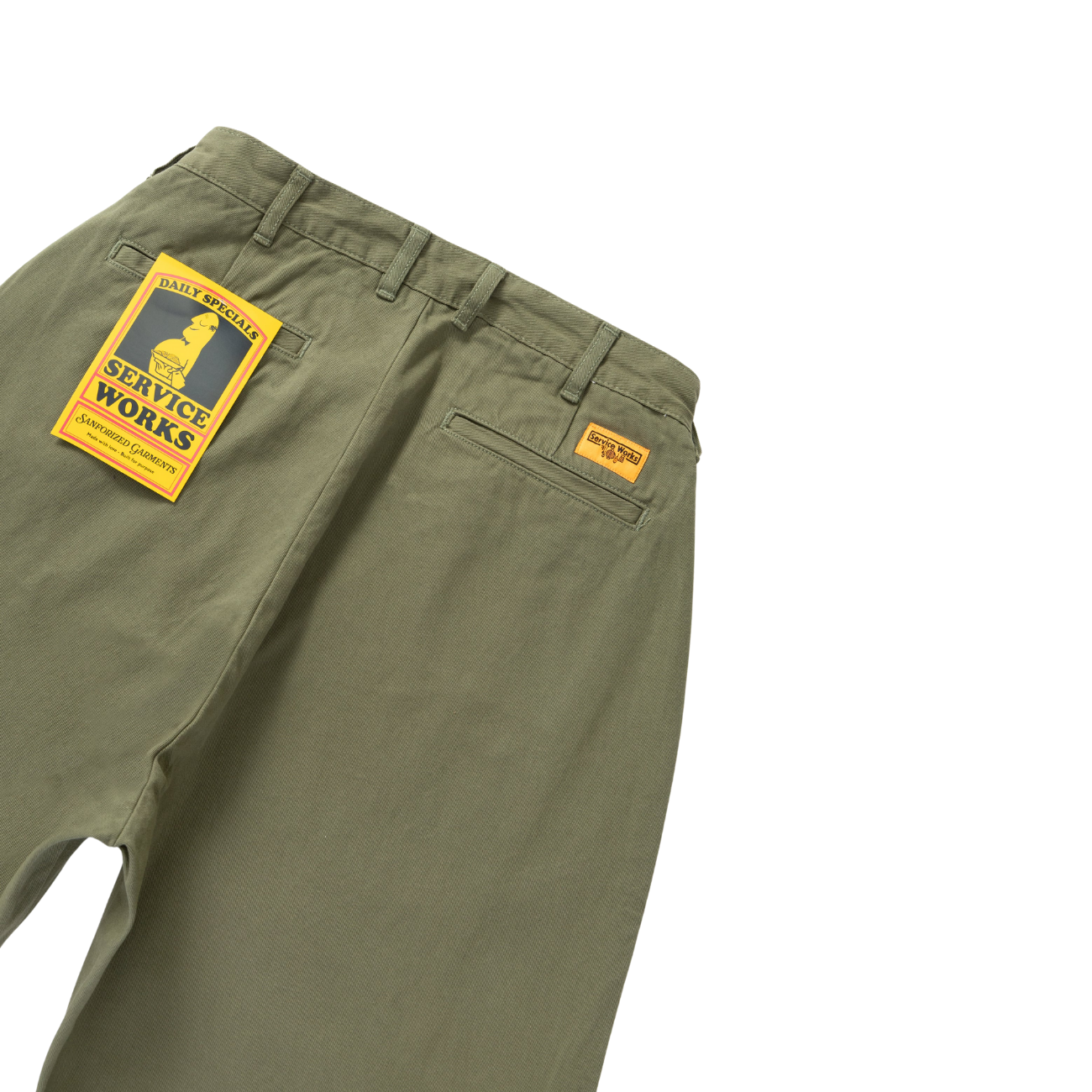 SERVICE WORKS DRILL PART TIMER PANT - OLIVE