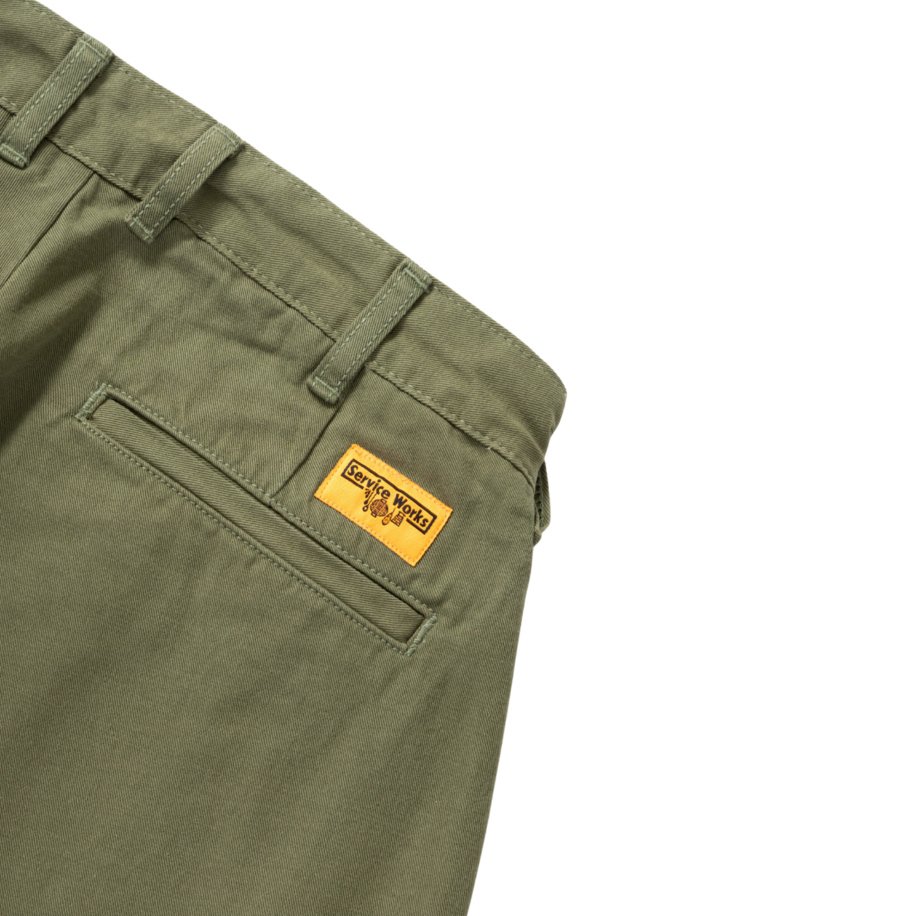 SERVICE WORKS DRILL PART TIMER PANT - OLIVE
