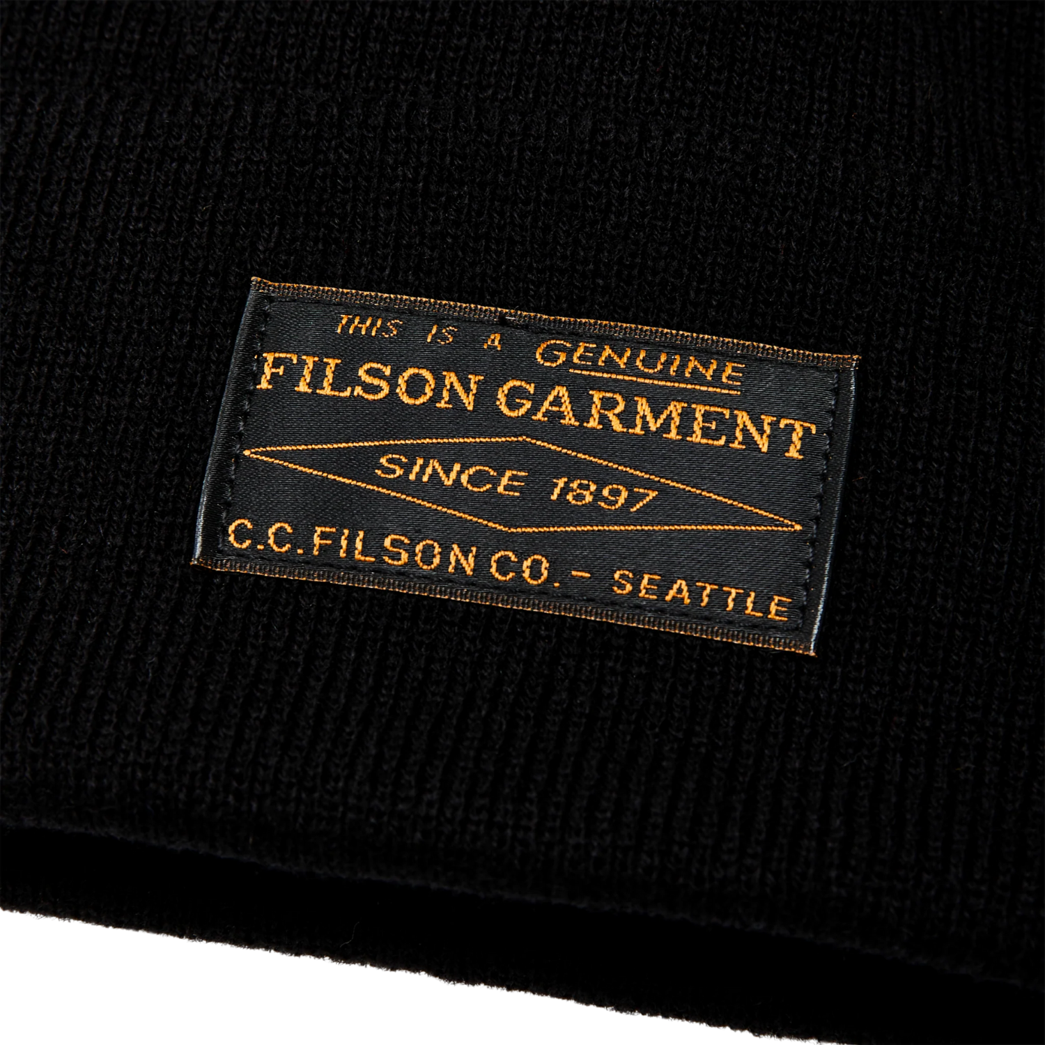 FILSON BALLARD WATCH CAP - BLACK