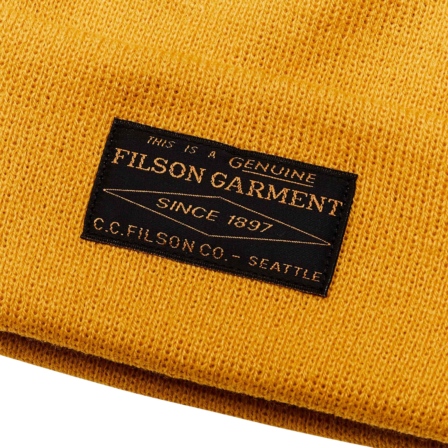 FILSON BALLARD WATCH CAP - MUSTARD YELLOW