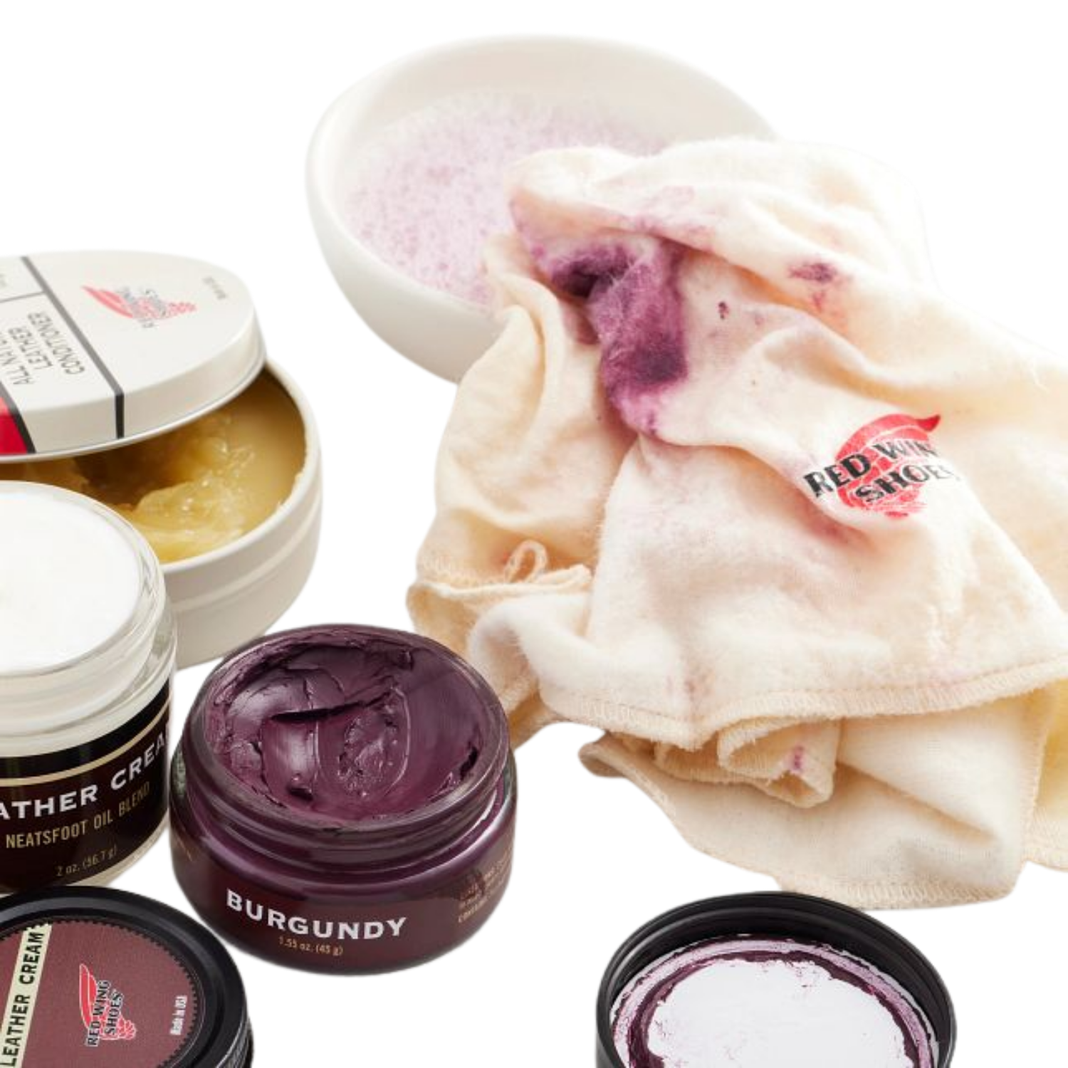 REDWING 97113 BOOTCREAM - BURGUNDY