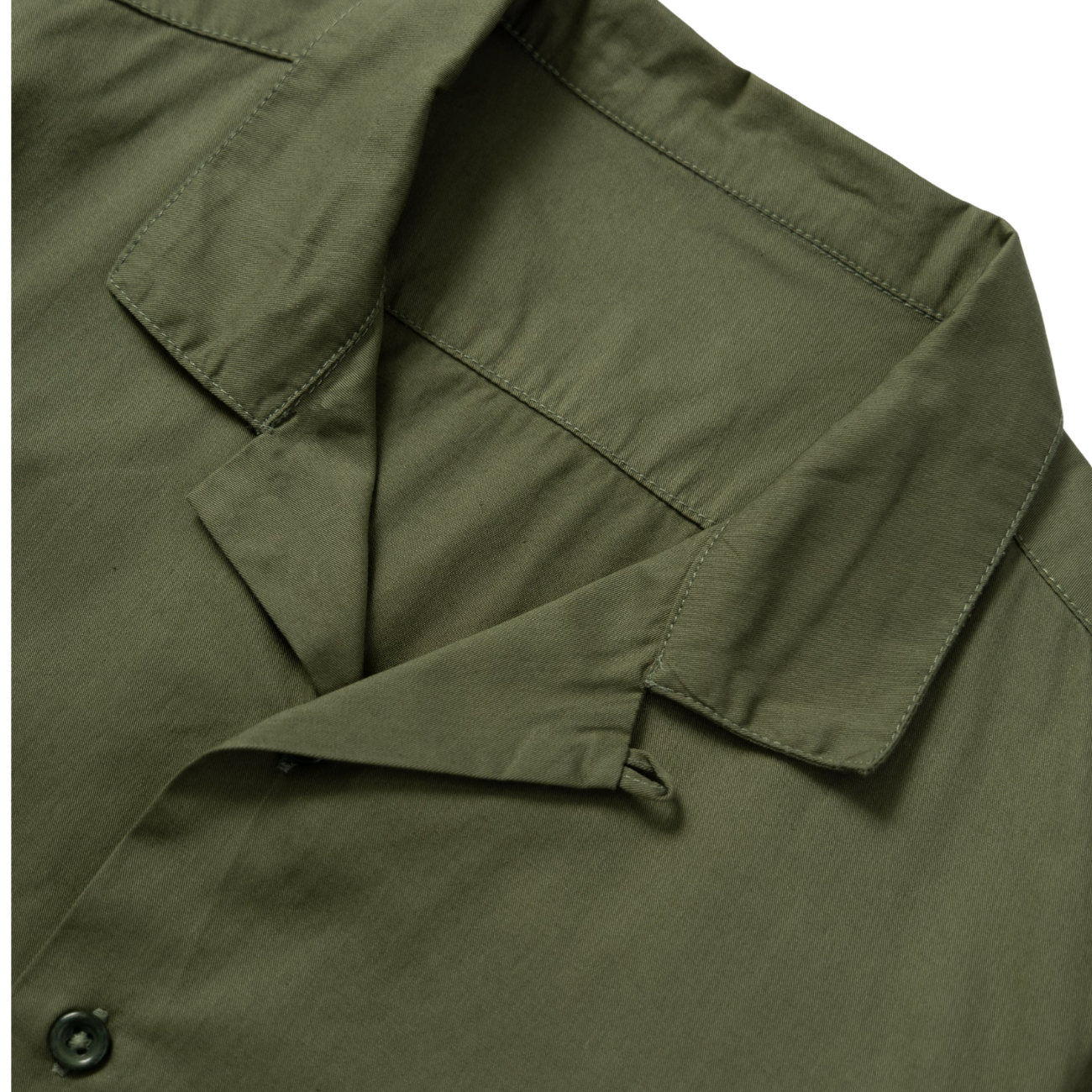 SERVICE WORKS LIGHT TWILL PICNIC SHIRT - OLIVE