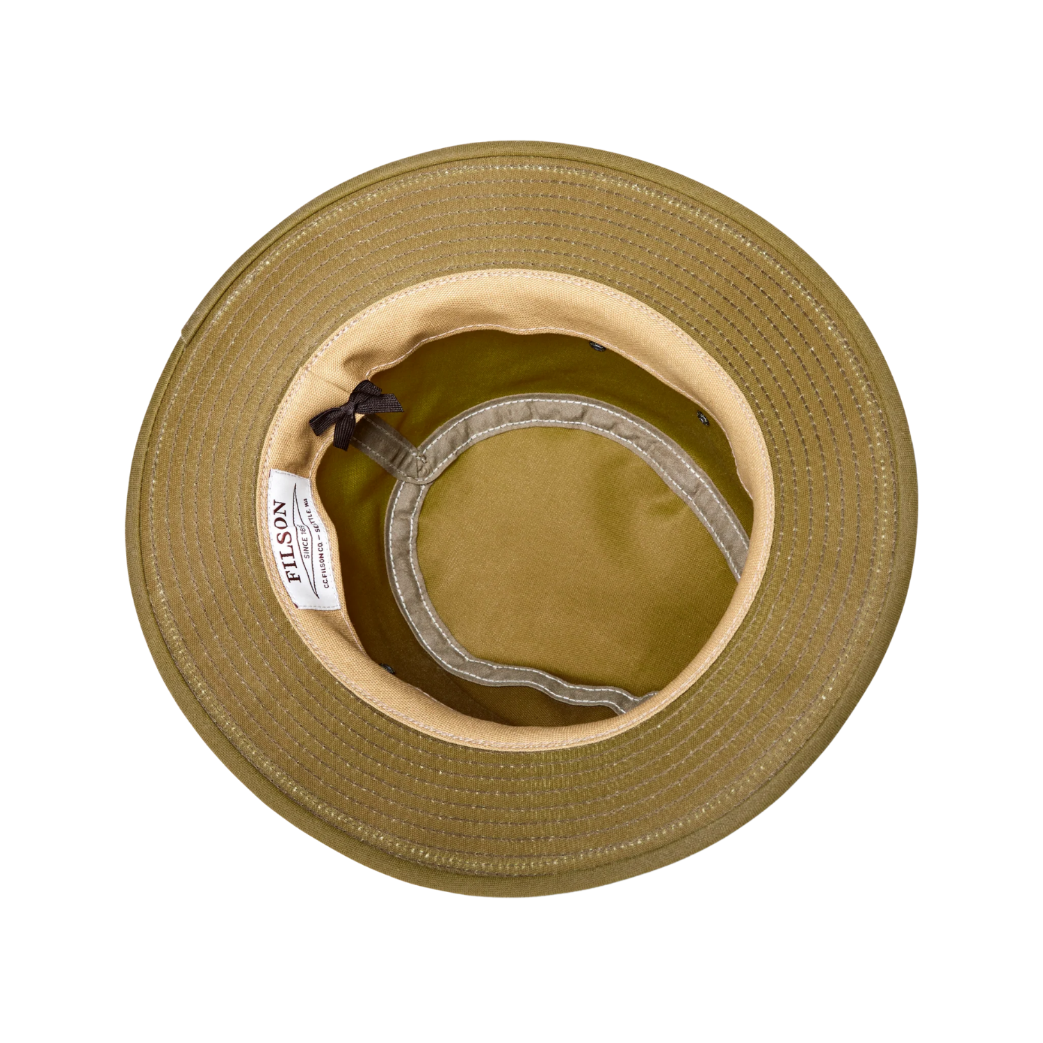 FILSON TIN CLOTH PACKER HAT - DARK TAN