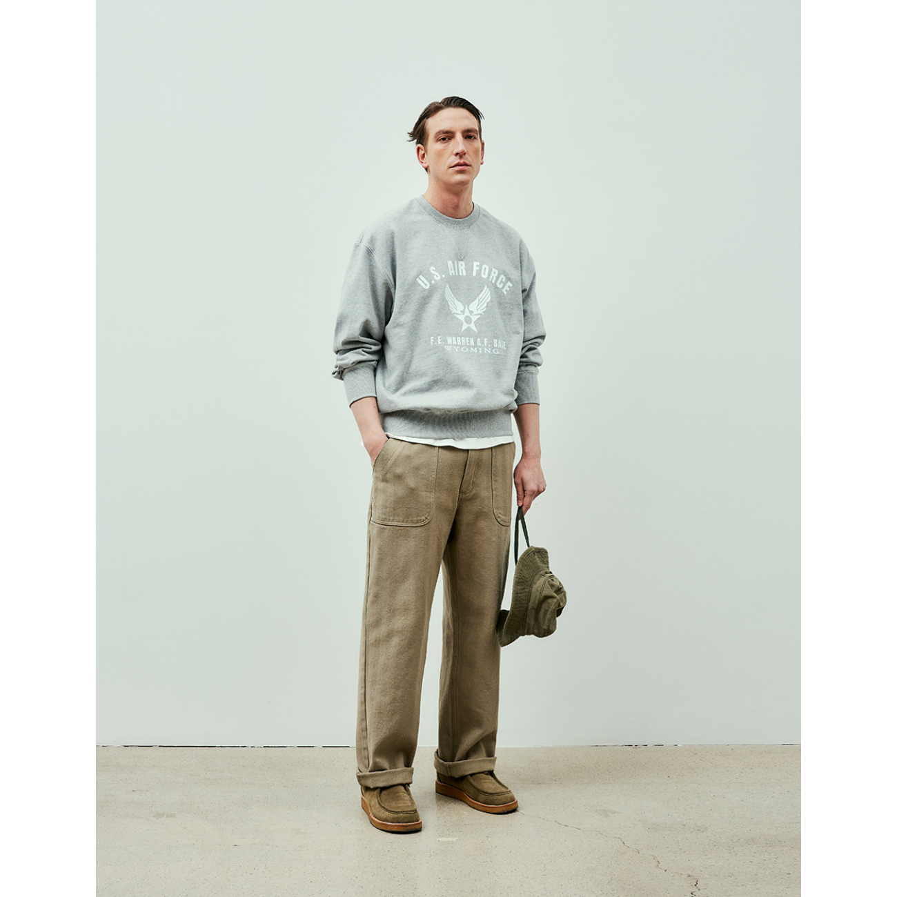 UNIFORM BRIDGE AIR FORCE SWEATSHIRTS - 8% MELANGE