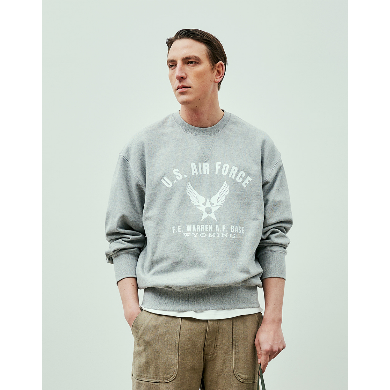 UNIFORM BRIDGE AIR FORCE SWEATSHIRTS - 8% MELANGE