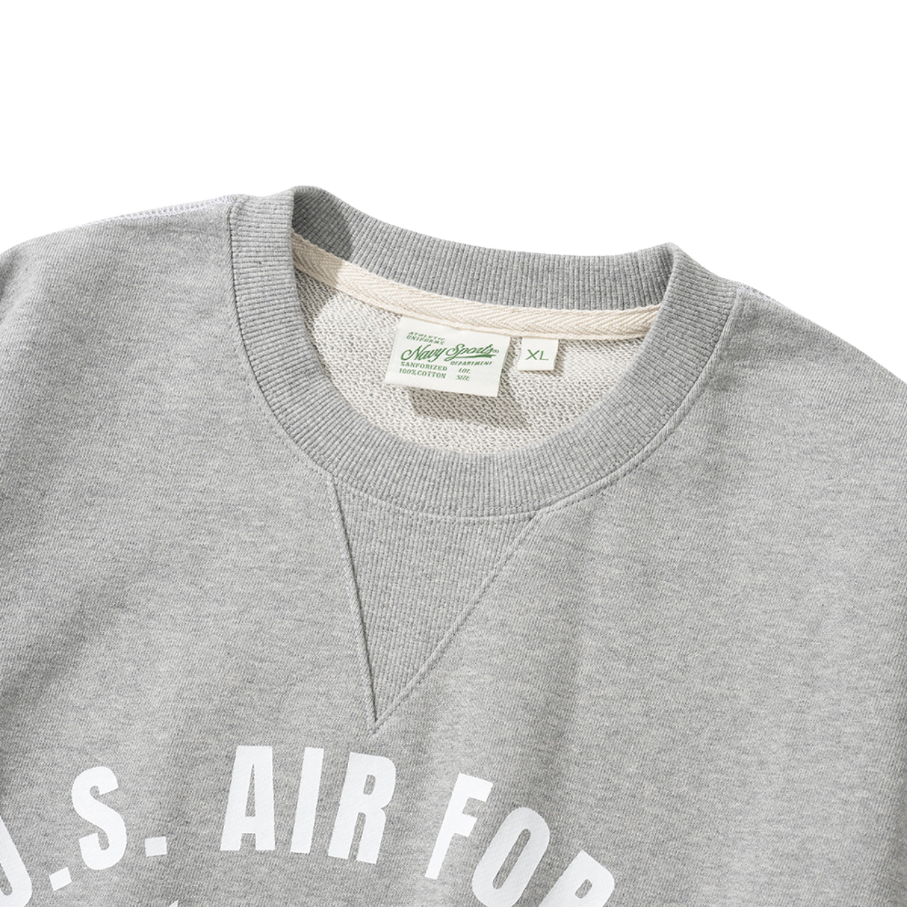 UNIFORM BRIDGE AIR FORCE SWEATSHIRTS - 8% MELANGE