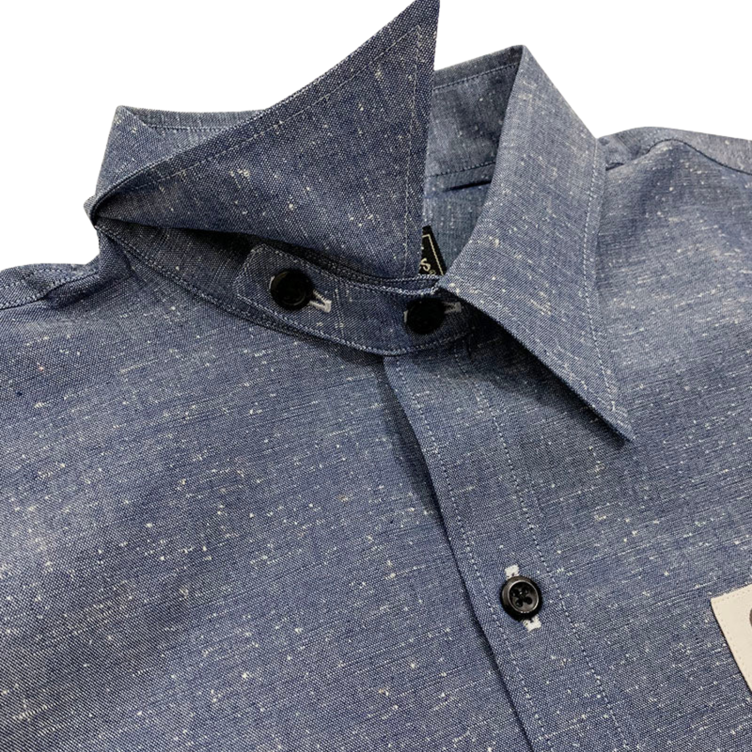 DRY BONES CHAMBRAY WORK SHIRT ANDY - BLUE