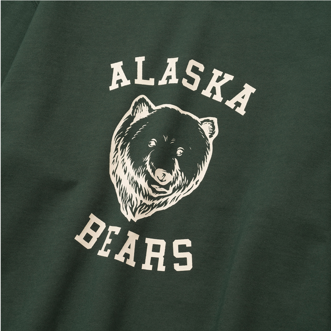 UNIFORM BRIDGE ALASKA BEARS SWEATSHIRTS - JUNGLE GREEN
