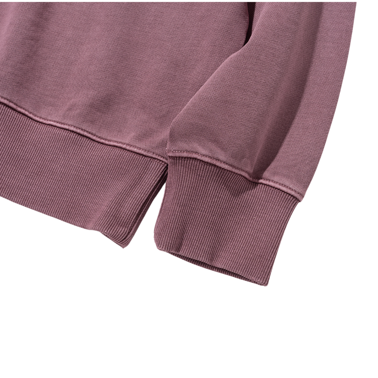 UNIFORM BRIDGE BASIC DYEING SWEATSHIRT - PIGMENT RED