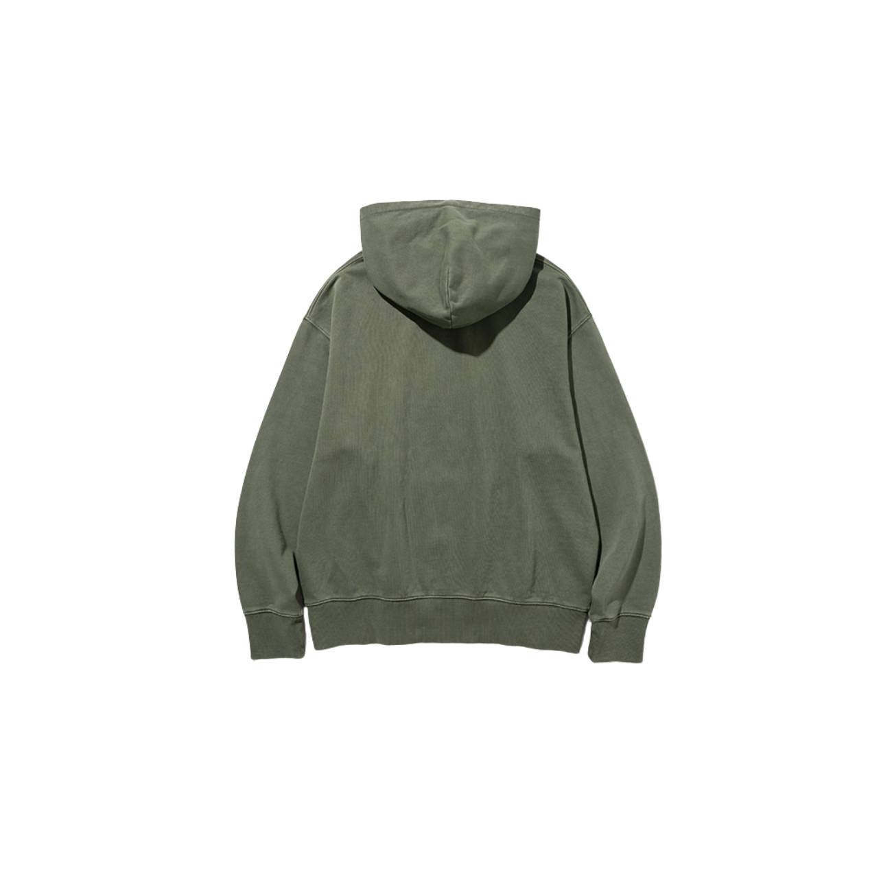 UNIFORM BRIDGE BASIC DYEING SWEAT HOOD - PIGMENT OLIVE
