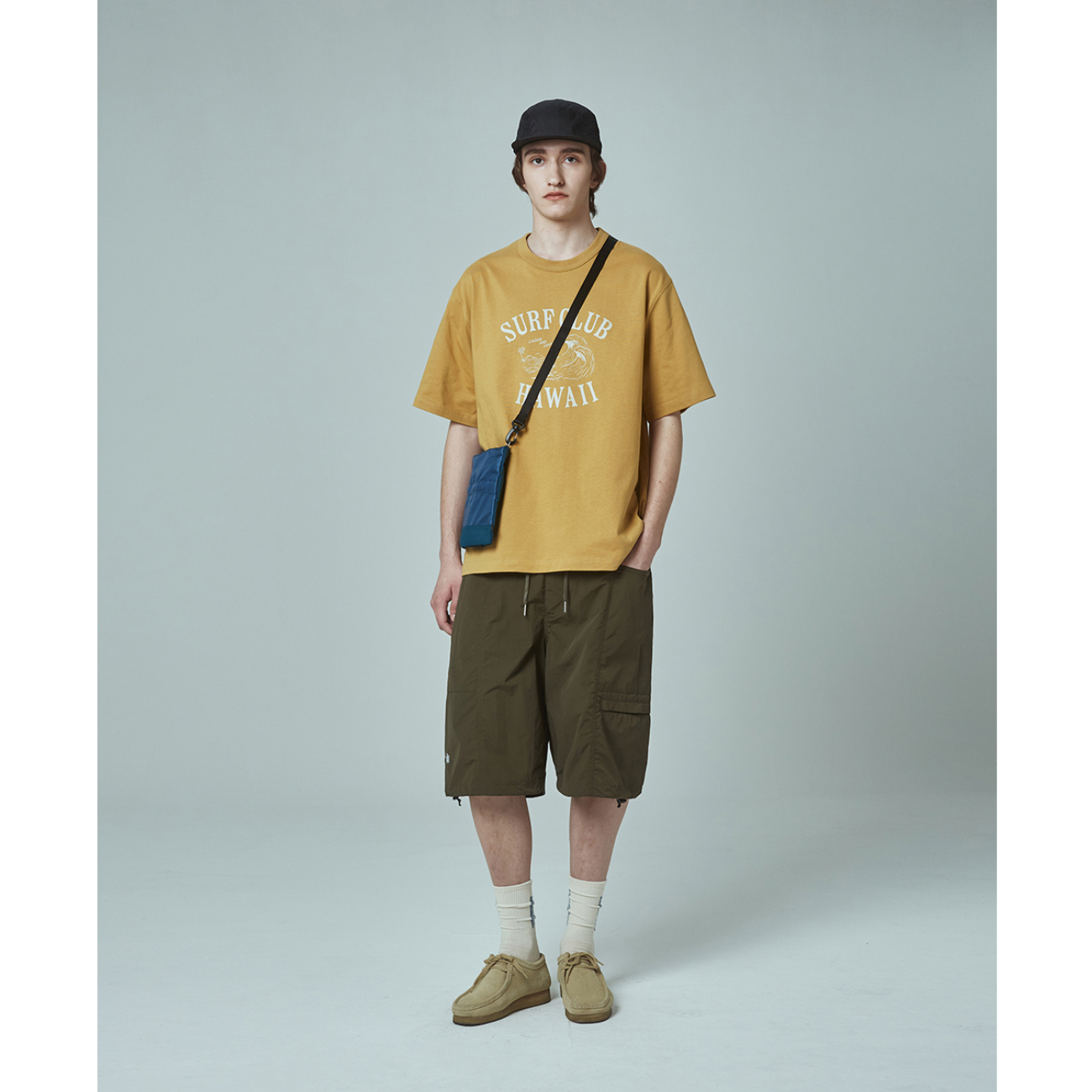 UNIFORM BRIDGE SURF CLUB S/S T-SHIRT - BUTTER GOLD