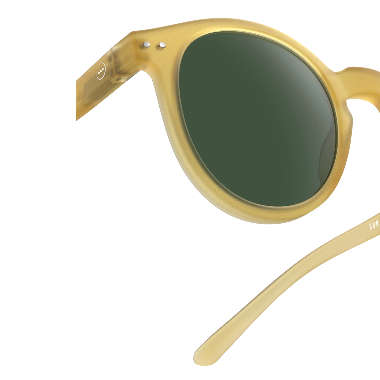 IZIPIZI SUN M YELLOW HONEY GREEN LENSES - YELLOW HONEY
