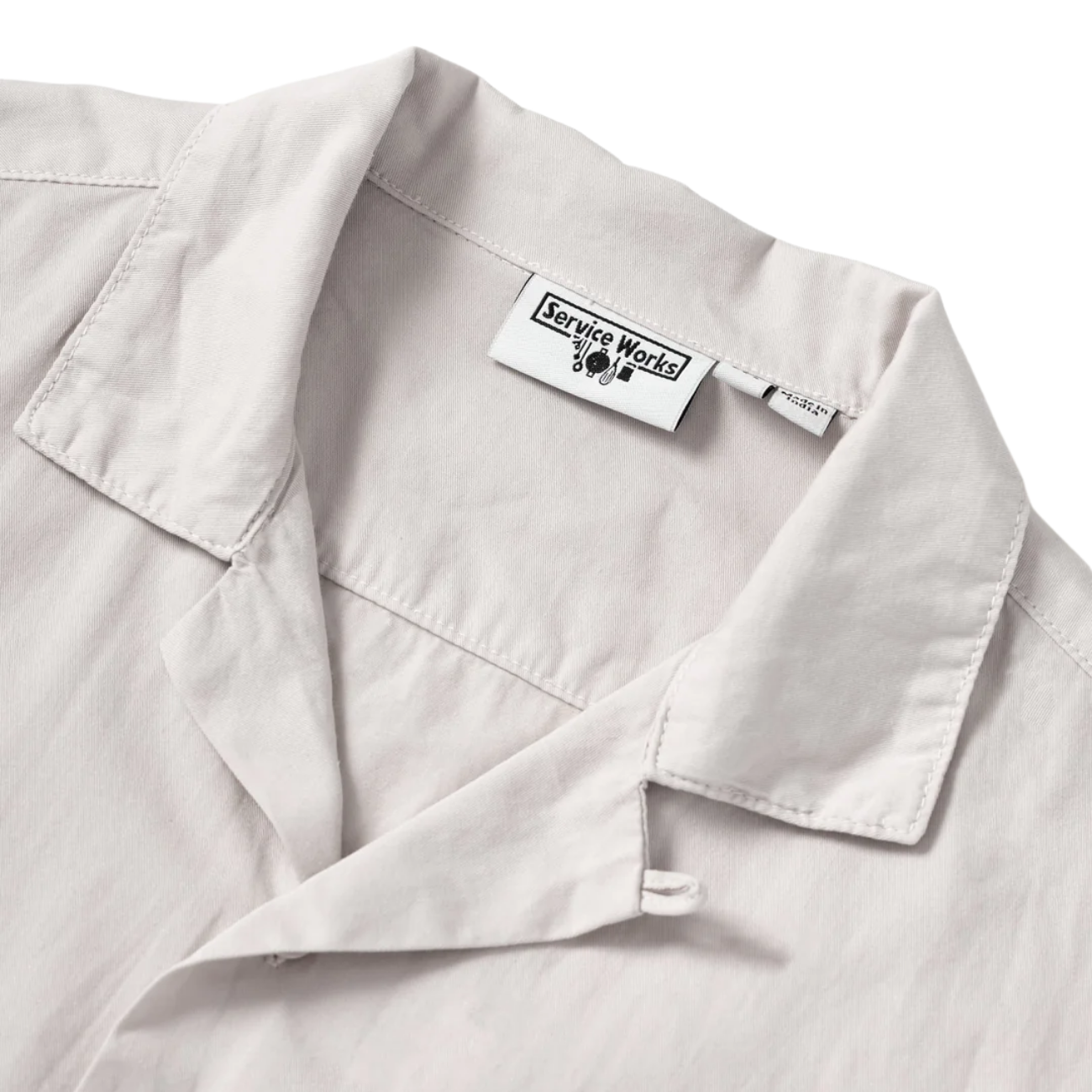 SERVICE WORKS SCRIPT RESORT SHIRT - SALT