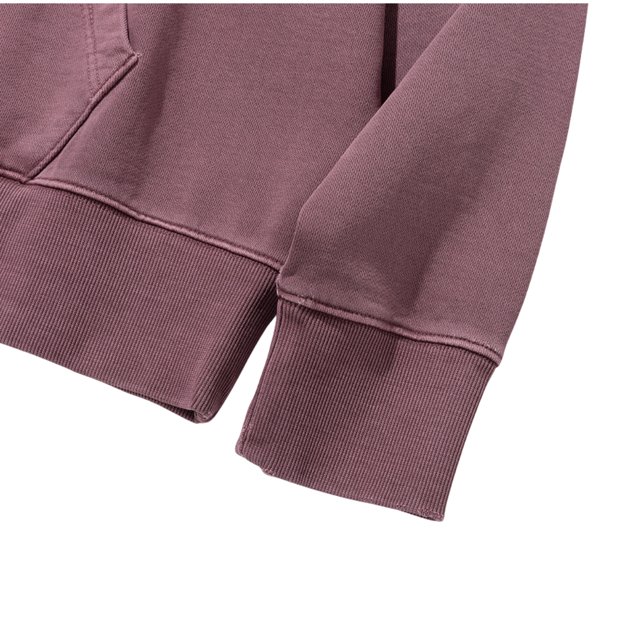 UNIFORM BRIDGE BASIC DYEING SWEAT HOOD - PIGMENT RED