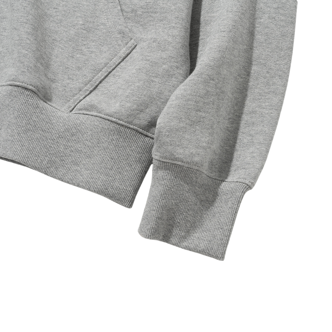 UNIFORM BRIDGE BASIC SWEAT HOOD ZIP UP - 8% MELANGE