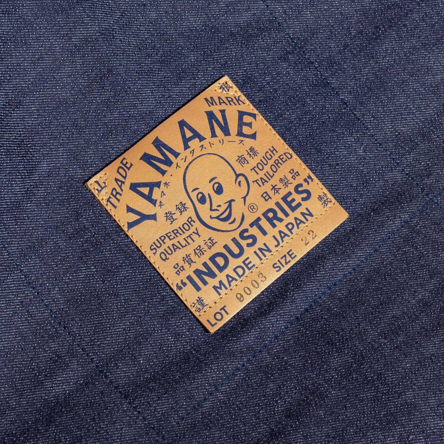 YAMANE LOT.9003 DENIM ONE PIECE TOTE 22 INCH - DENIM