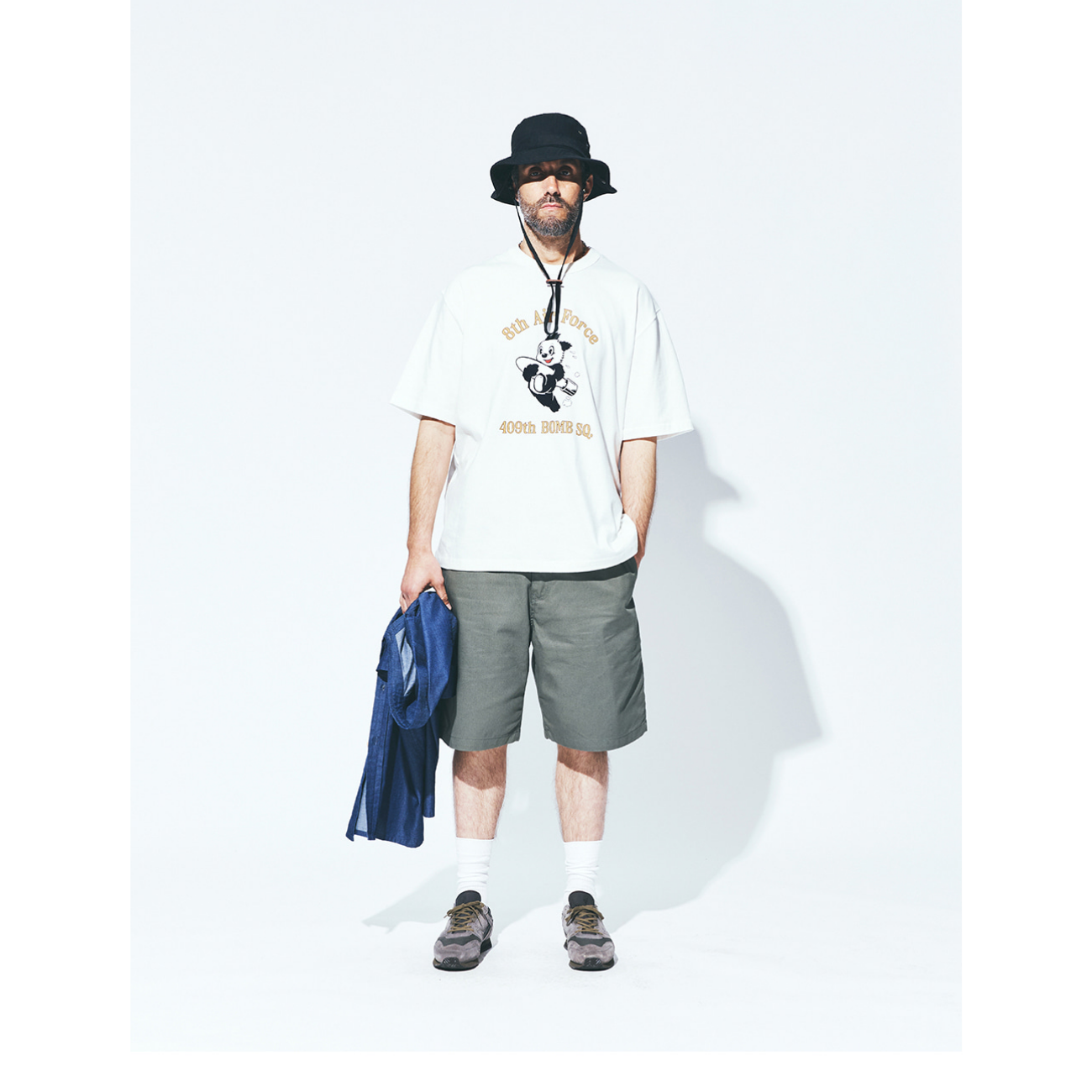 UNIFORM BRIDGE 409TH BOMB SQ. S/S T-SHIRT - OFF WHITE