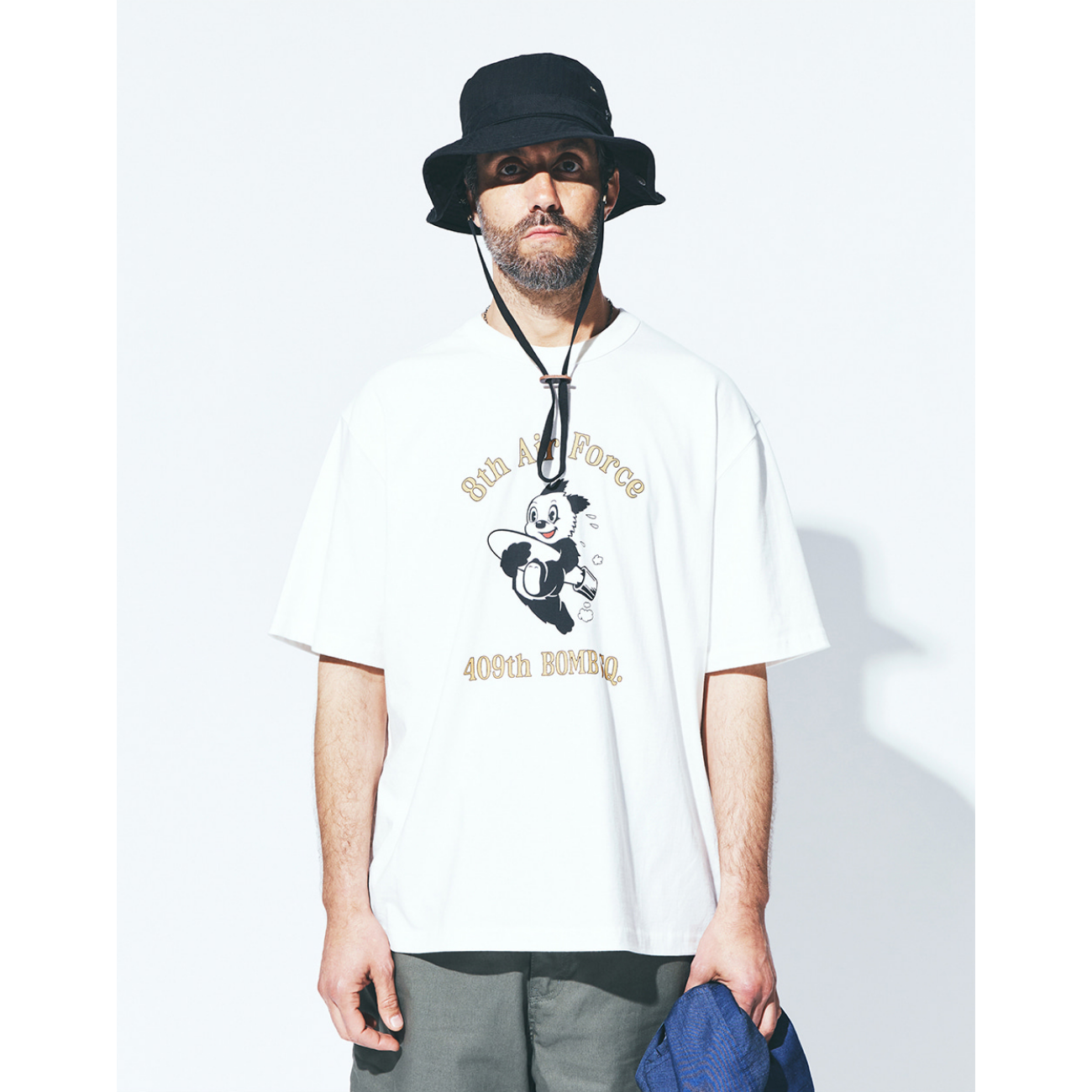 UNIFORM BRIDGE 409TH BOMB SQ. S/S T-SHIRT - OFF WHITE