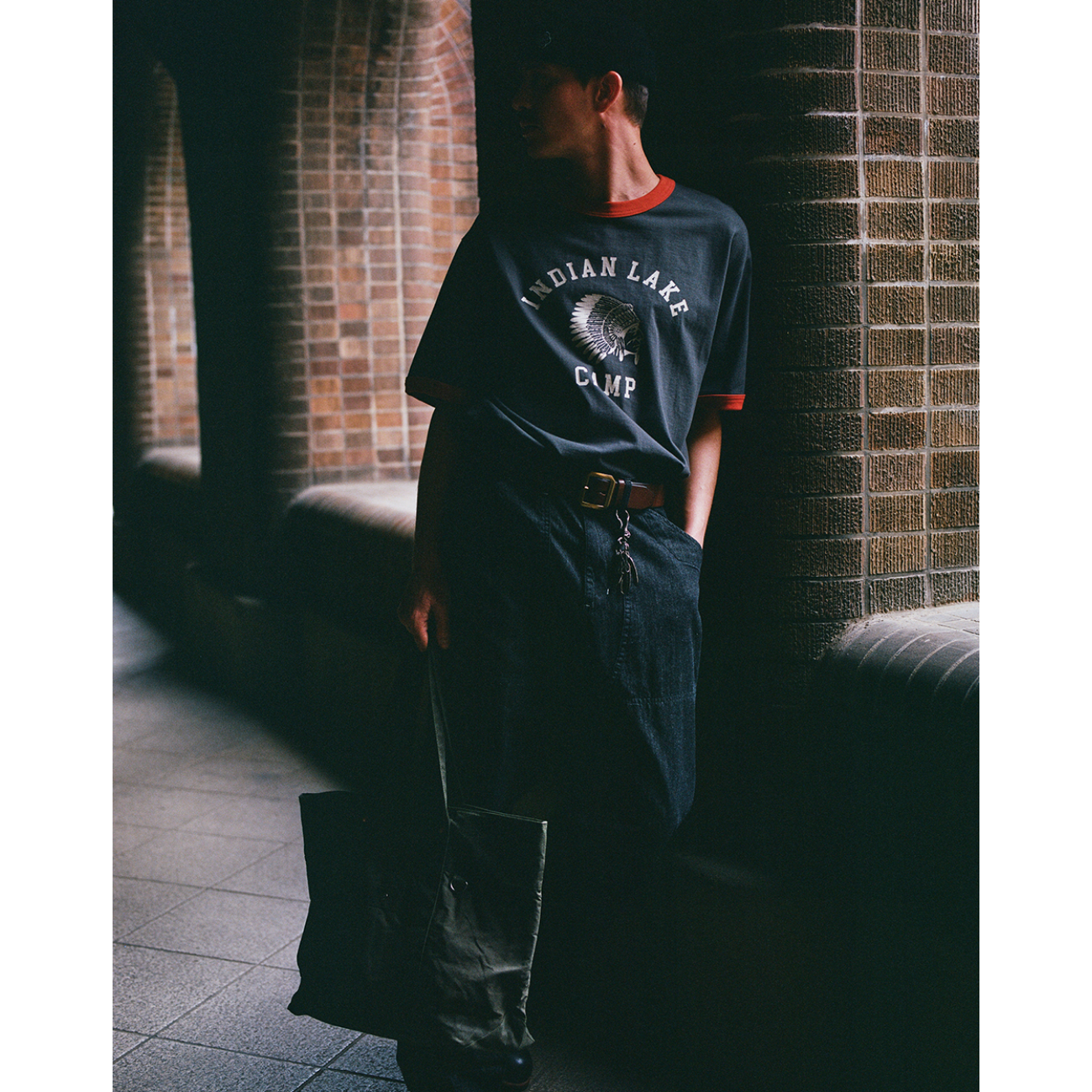 UNIFORM BRIDGE BOY SCOUT S/S T-SHIRT - CHARCOAL