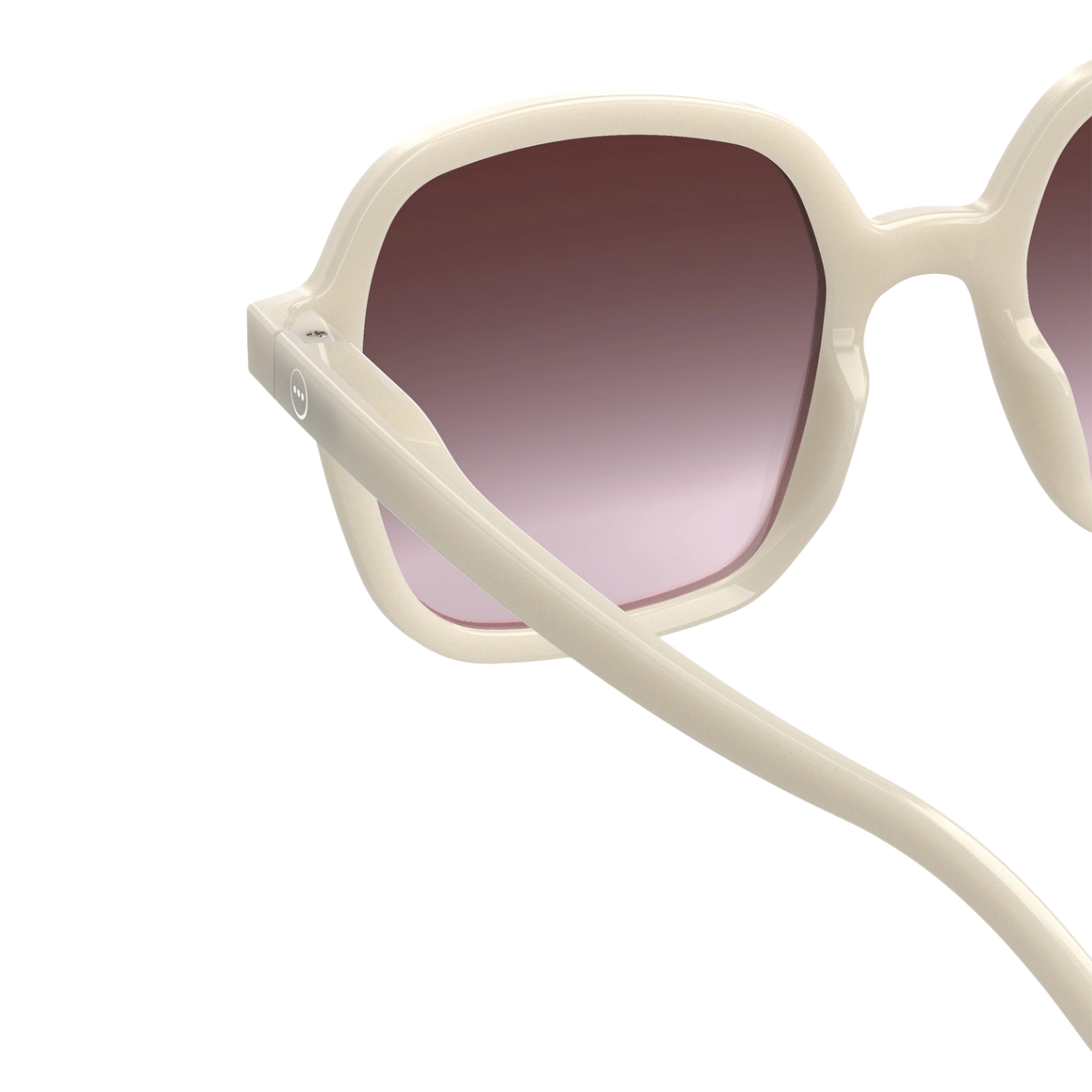 IZIPIZI SUN OFFICE VINTAGE CREAM VIOLET SHADING LENSES - VINTAGE CREAM