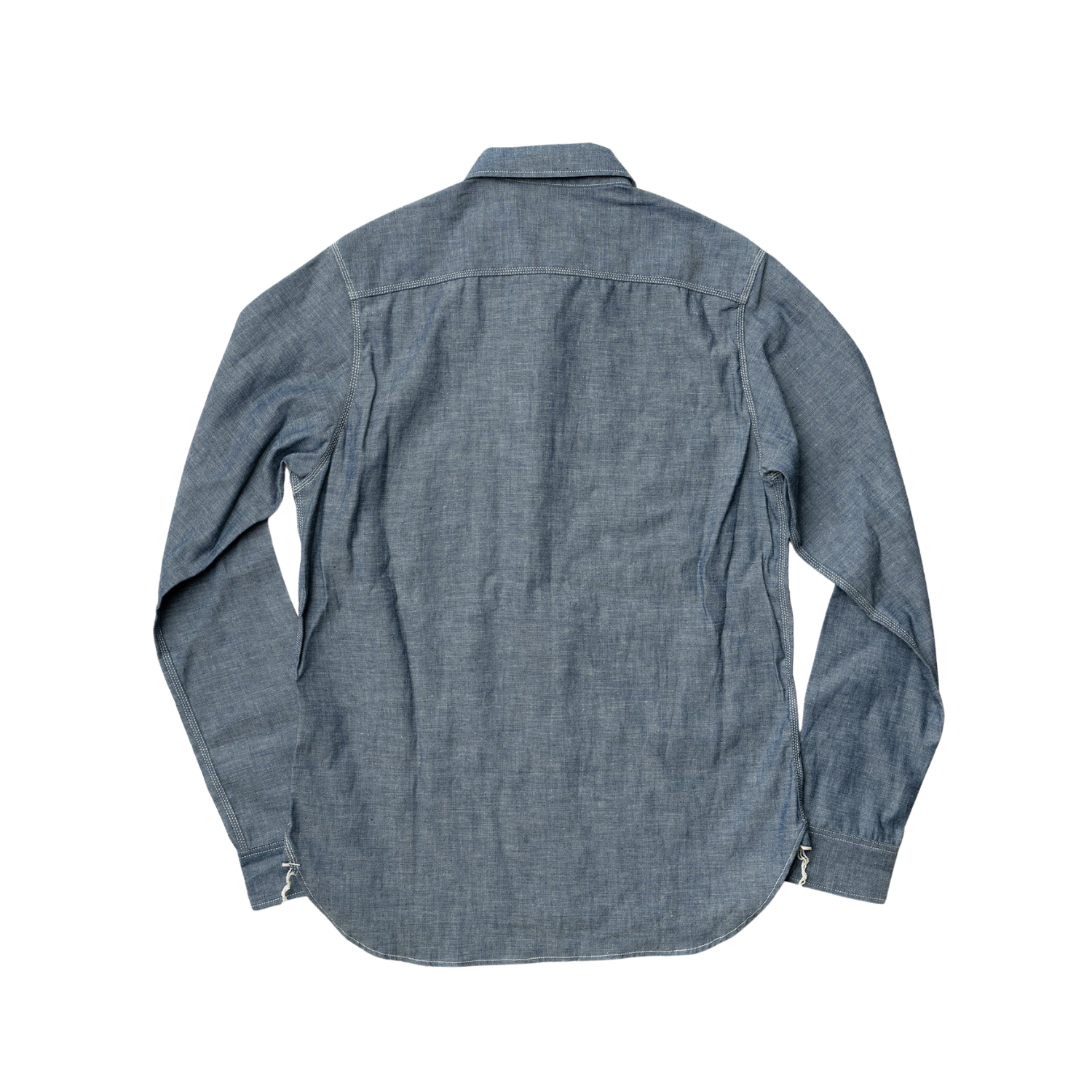 BIG JOHN MS003R (01) SELVEDGE CHAMBRAY SHIRT - CHAMBRAY