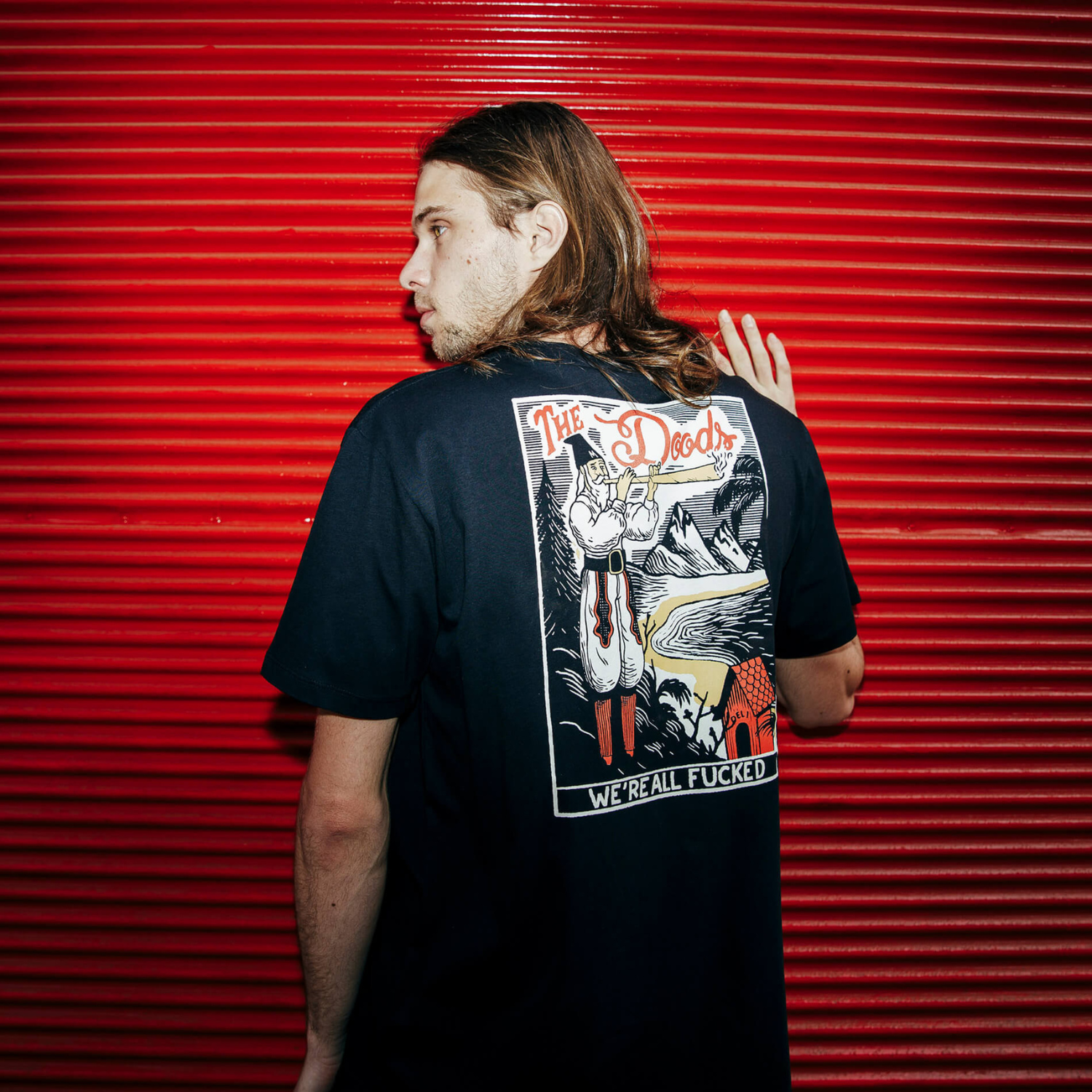 THE DUDES ALL FUCKED T-SHIRT - BLACK