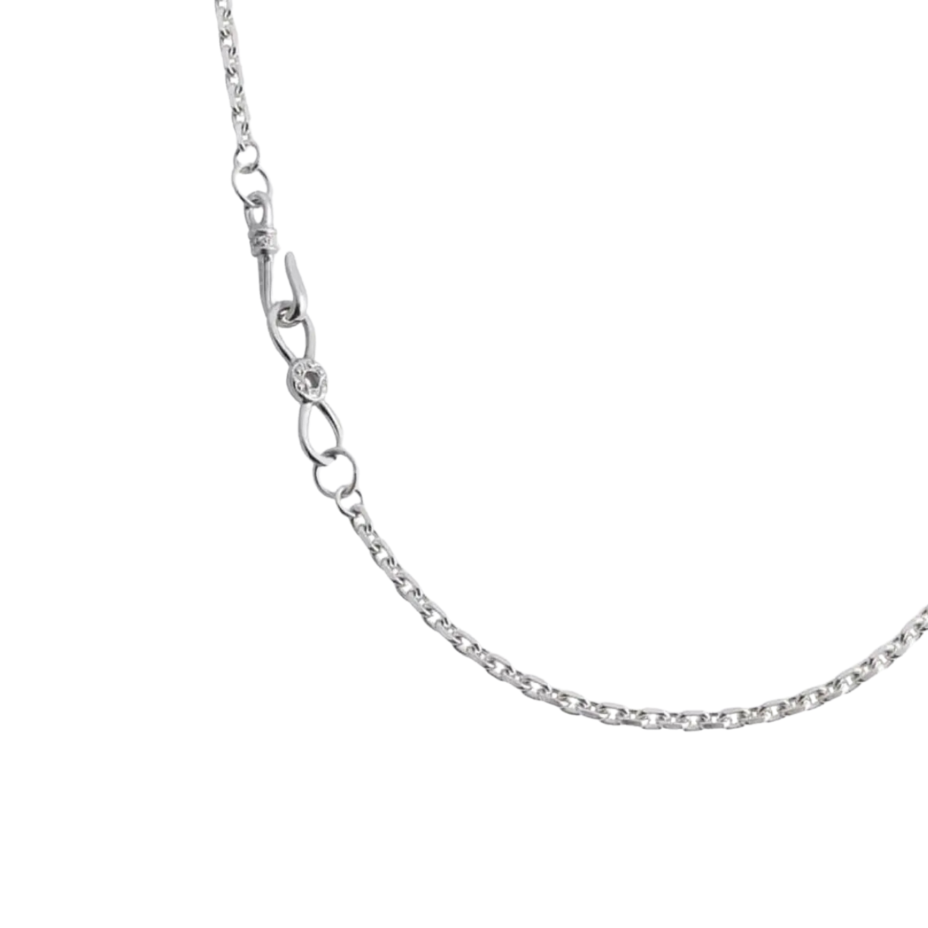 SAAD ARABESQUE END HOOK SILVER 925 NECKLACE PARTS - No Color