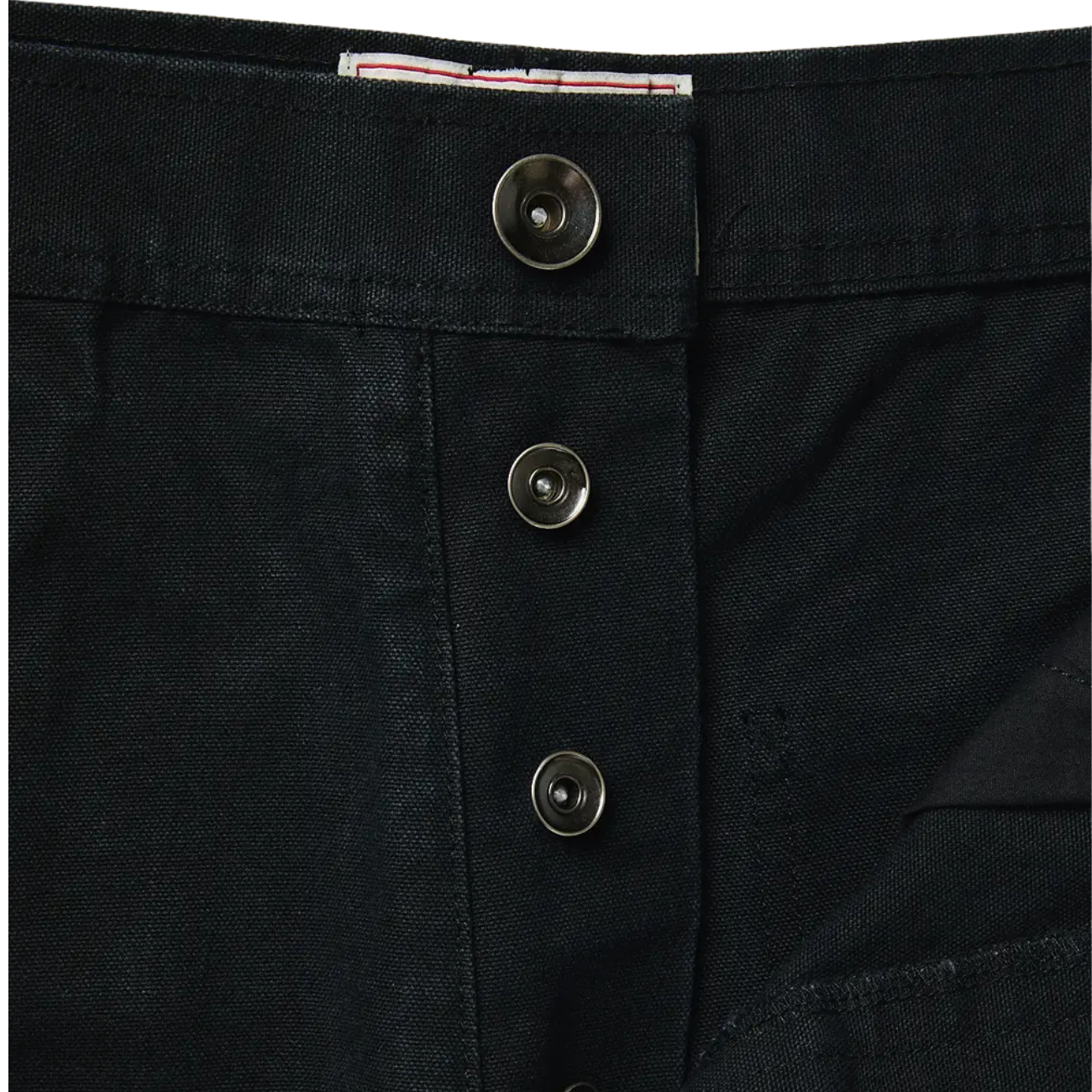 LEGS CO DOUBLE KNEE PAINTER PANTS - BLACK