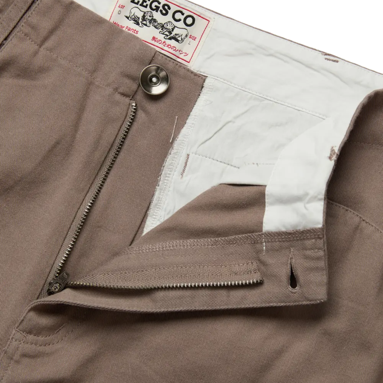 LEGS CO STRAIGHT CUT - REGULAR WORK PANTS - GREY