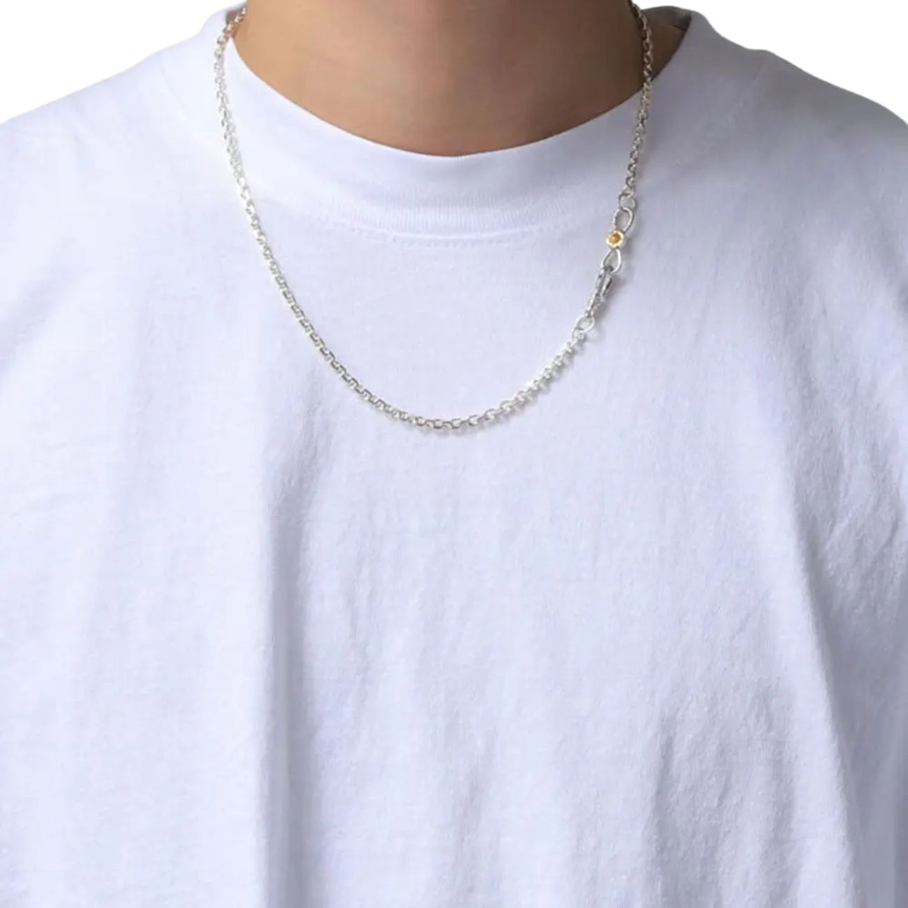 SAAD SUN SYMBOL END HOOK SILVER 925 K24 (24K) GOLD PLATED NECKLACE PARTS - No Color