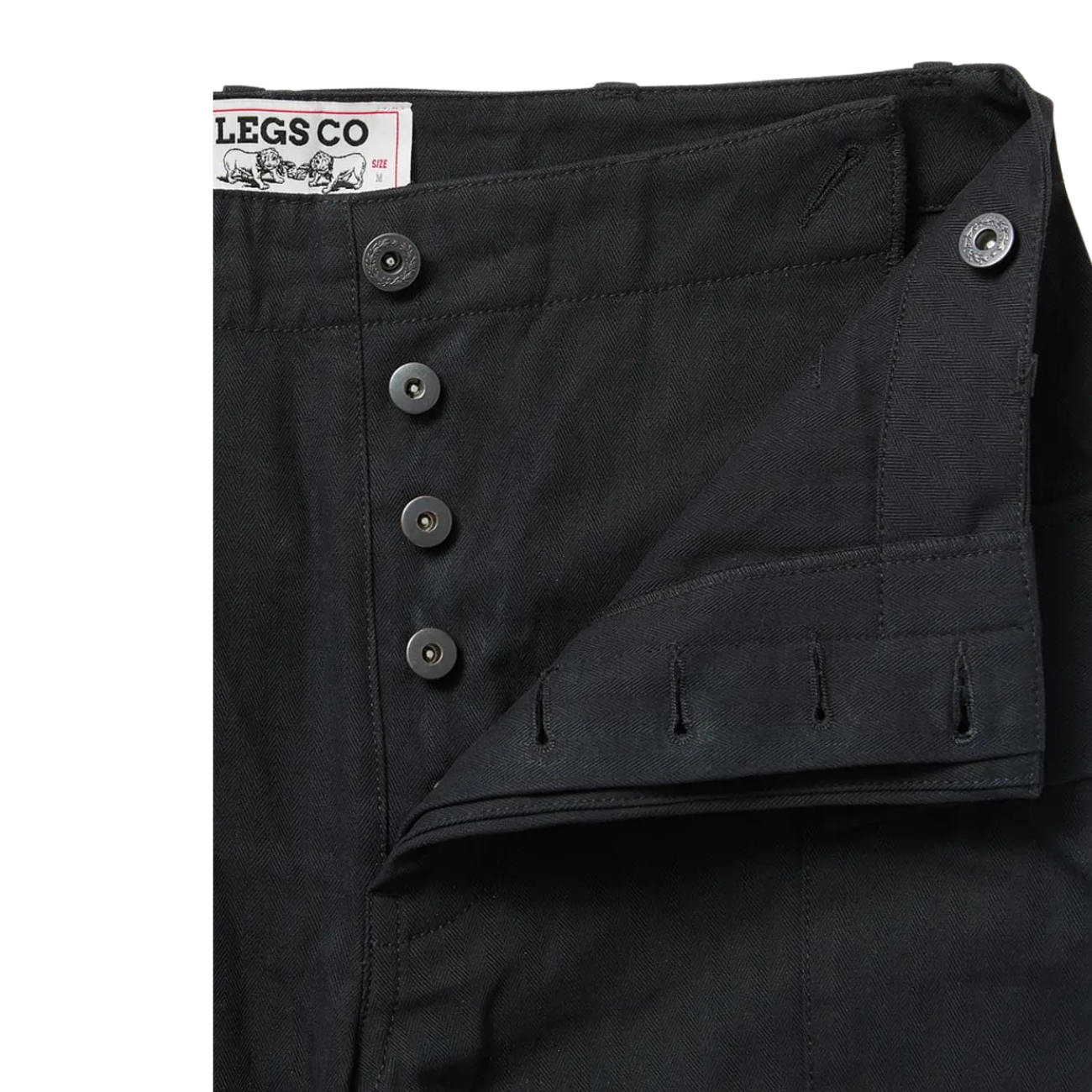 LEGS CO MONKEY PANTS - BLACK