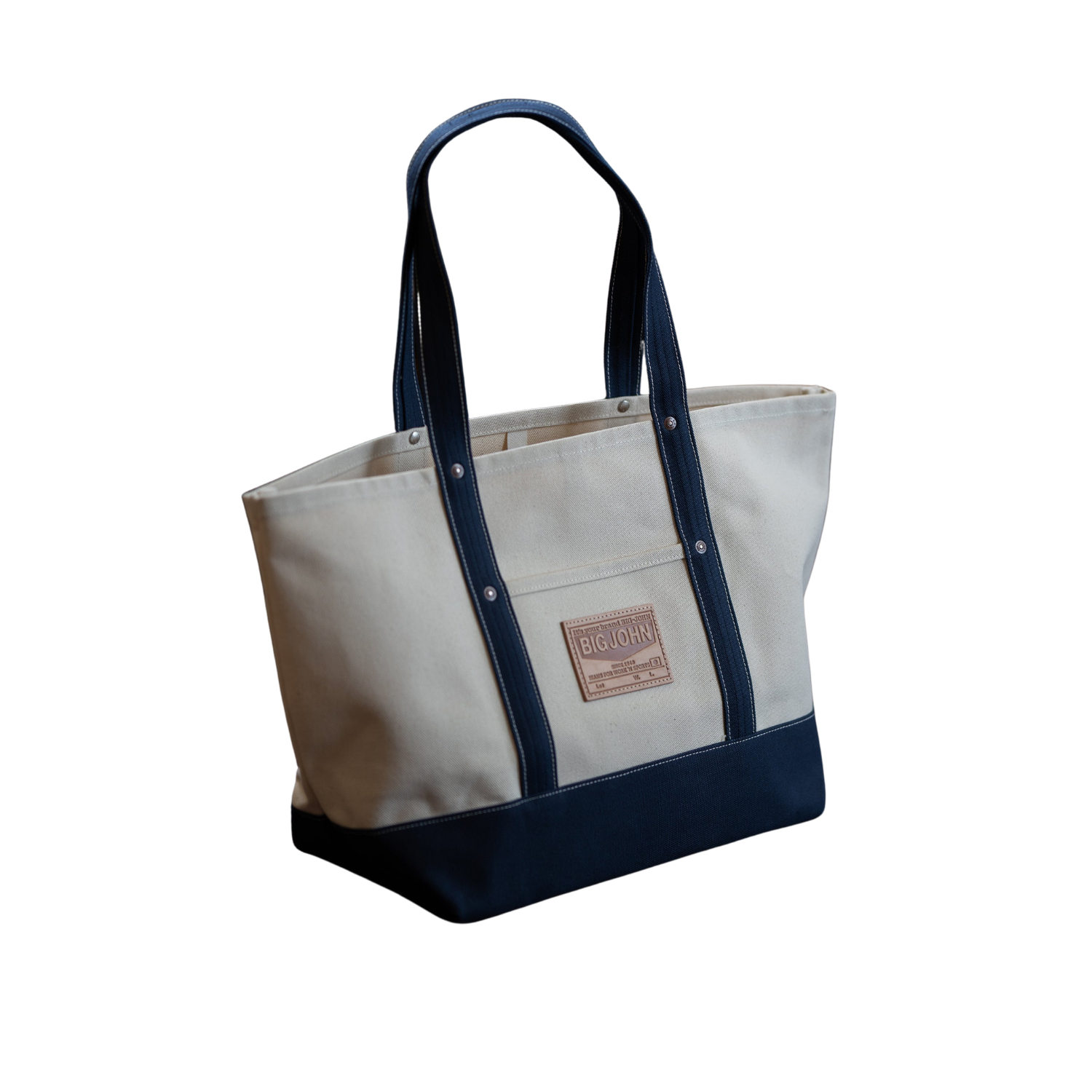 BIG JOHN VBTT45 CANVAS TOTE BAG - KINARI/NAVY