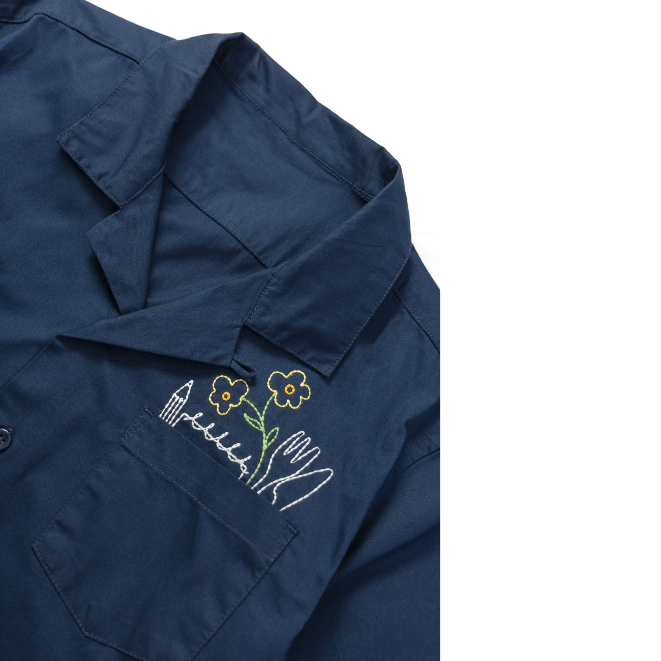 SERVICE WORKS LIGHT TWILL NECESSITIES SHIRT - NAVY