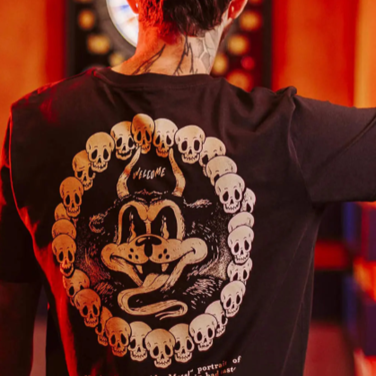 THE DUDES BELZEEBUD T-SHIRT - BLACK