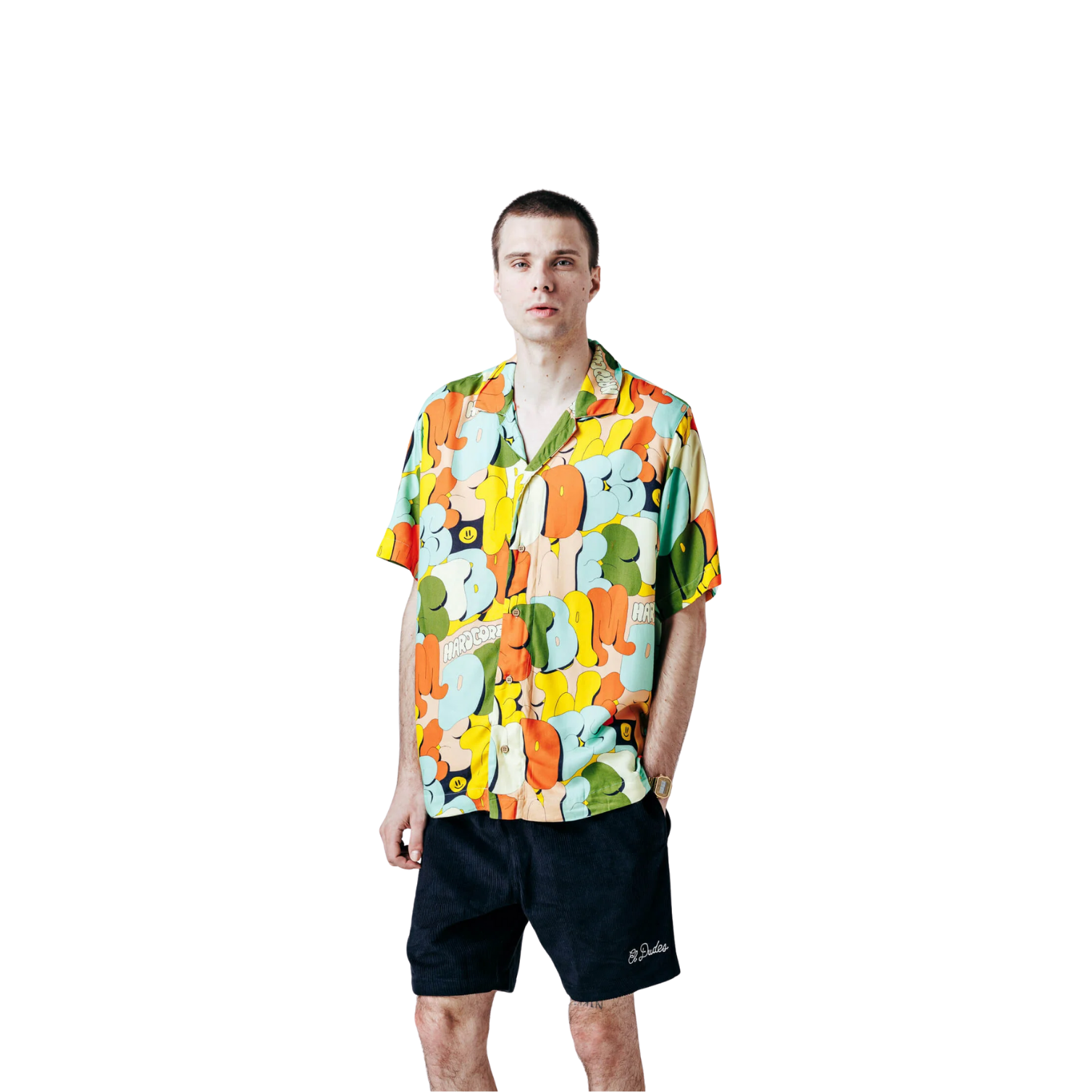 THE DUDES HARDCORE HAWAIIAN SHIRT - MULTICOLOR