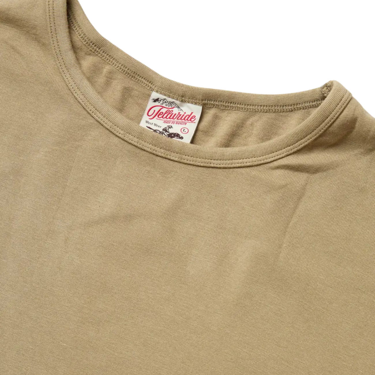 TELLURIDE BLANK T-SHIRT - STONE