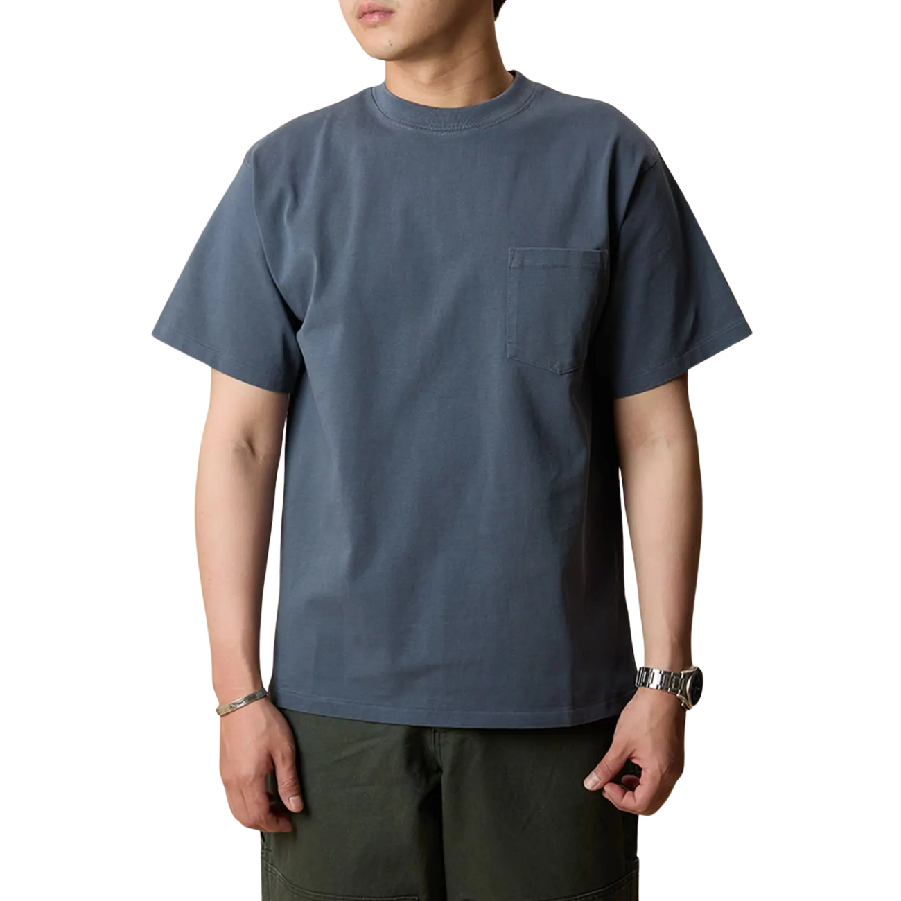 TELLURIDE HEAVY POCKET T-SHIRT - BLUE
