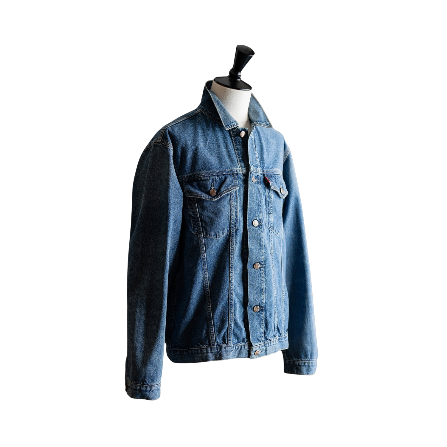 BIG JOHN M6010SL (AW) VINTAGE 60S CLASSIC TRUCKER JACKET - ANTIQUE WASH