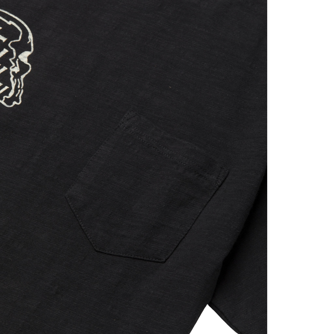 TELLURIDE - DEATH DRIFTER SLUB POCKET TEE - BLACK