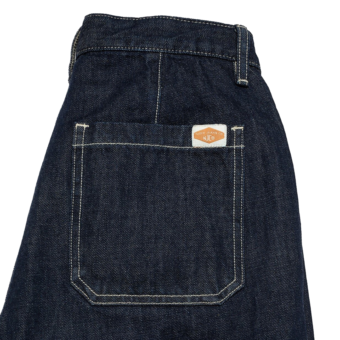 Nudie Jeans Wendy Double Knee Denim Pants - Dark Blue